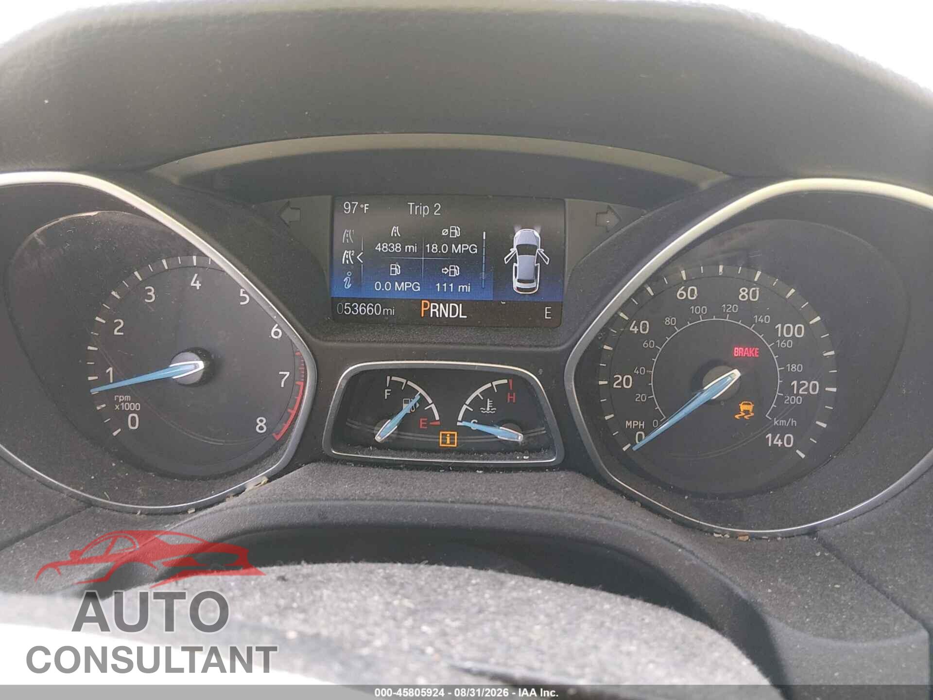 FORD FOCUS 2017 - 1FADP3F26HL340342