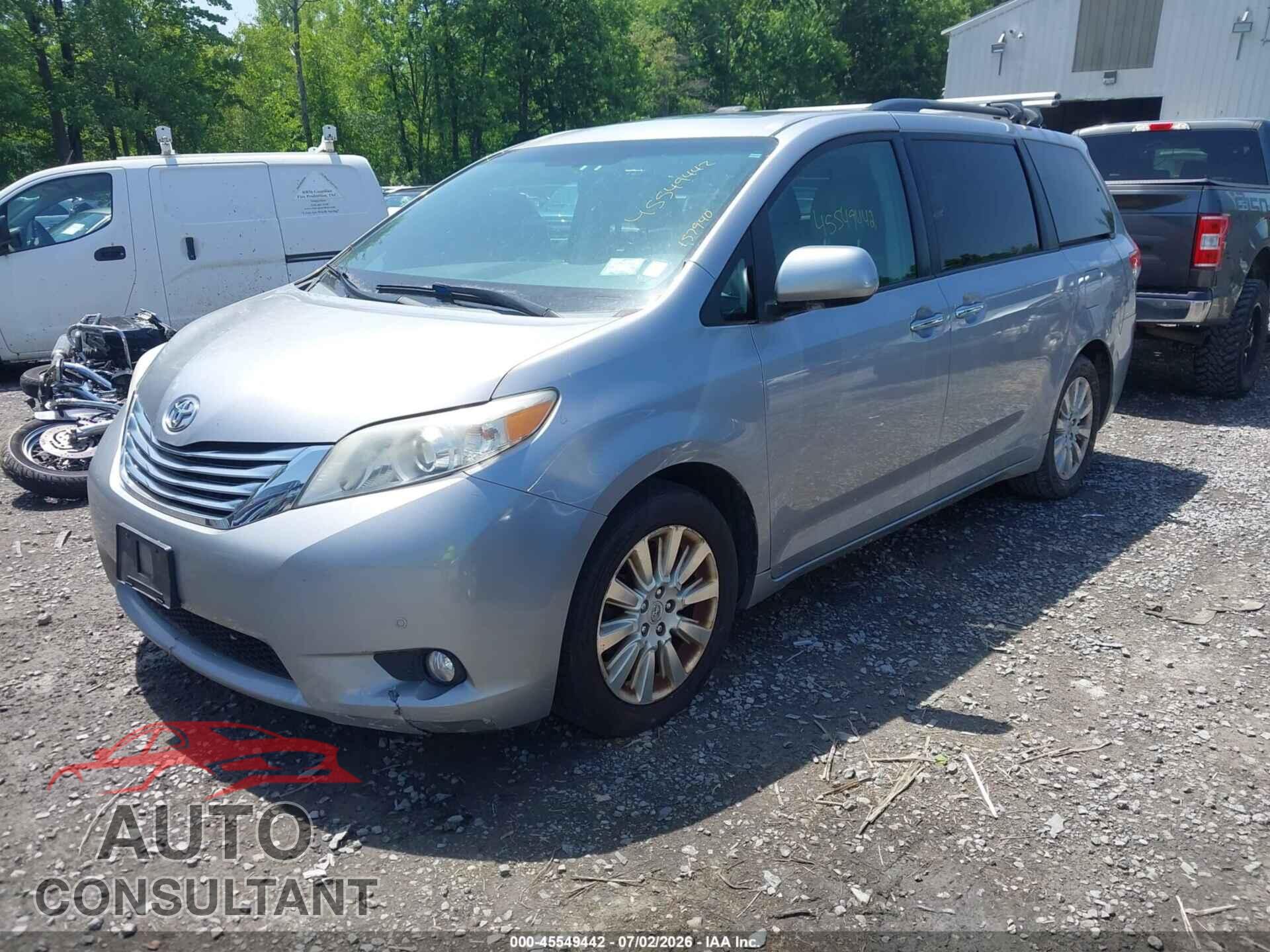 TOYOTA SIENNA 2012 - 5TDDK3DC5CS046068