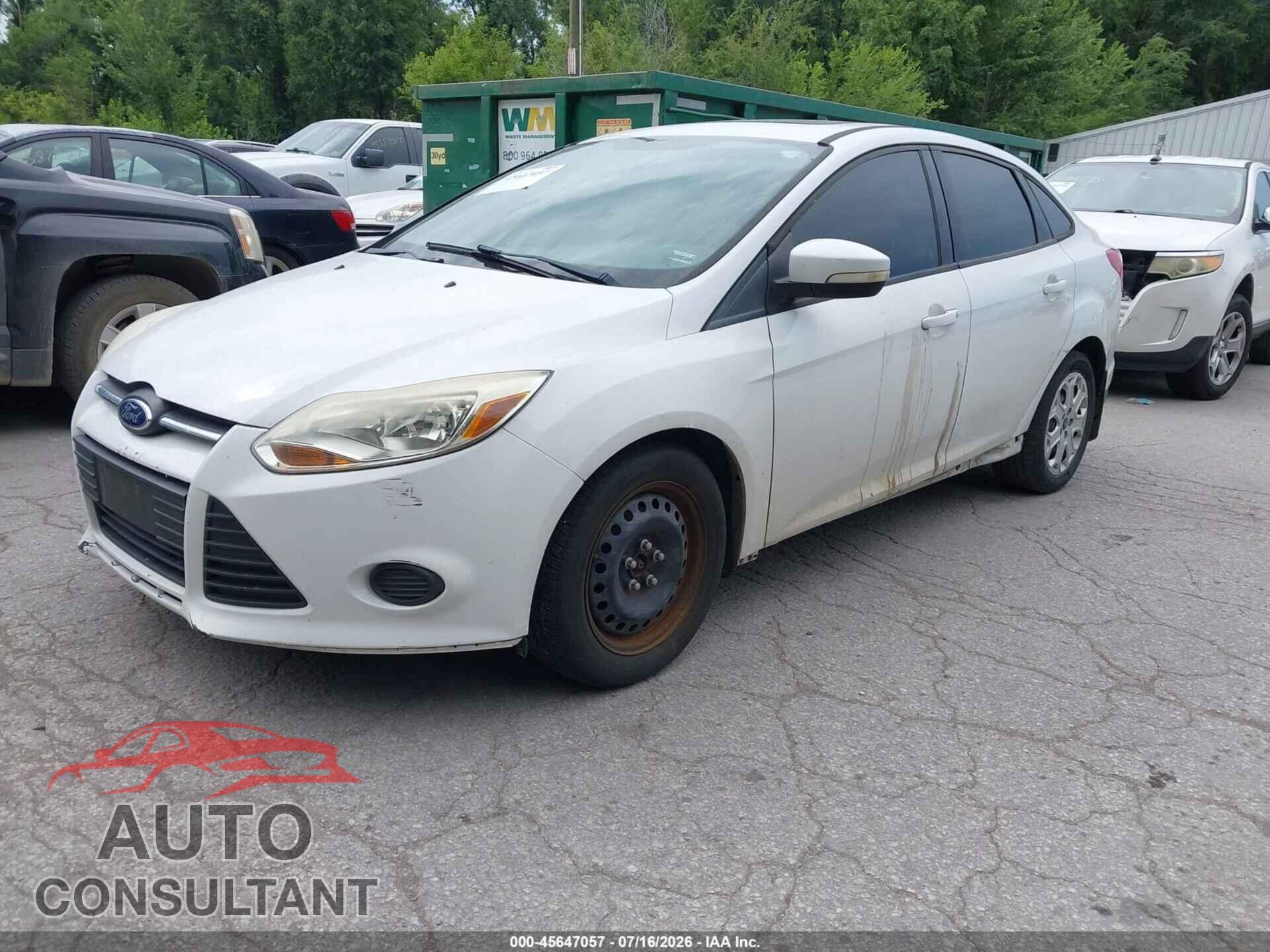FORD FOCUS 2012 - 1FAHP3F24CL362060
