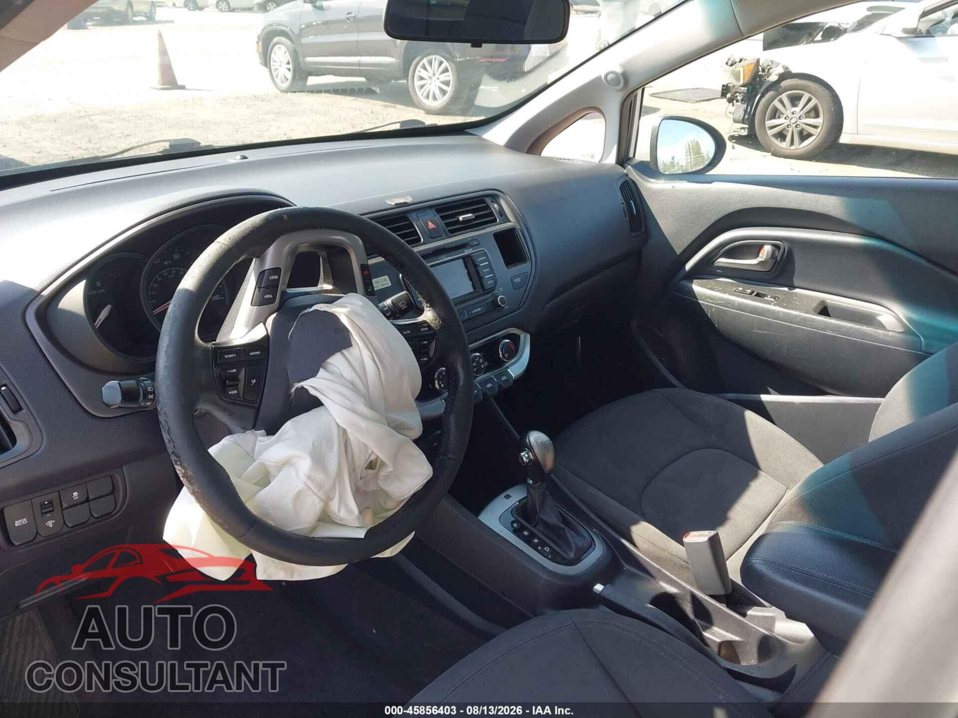 KIA RIO5 2012 - KNADN5A32C6033122