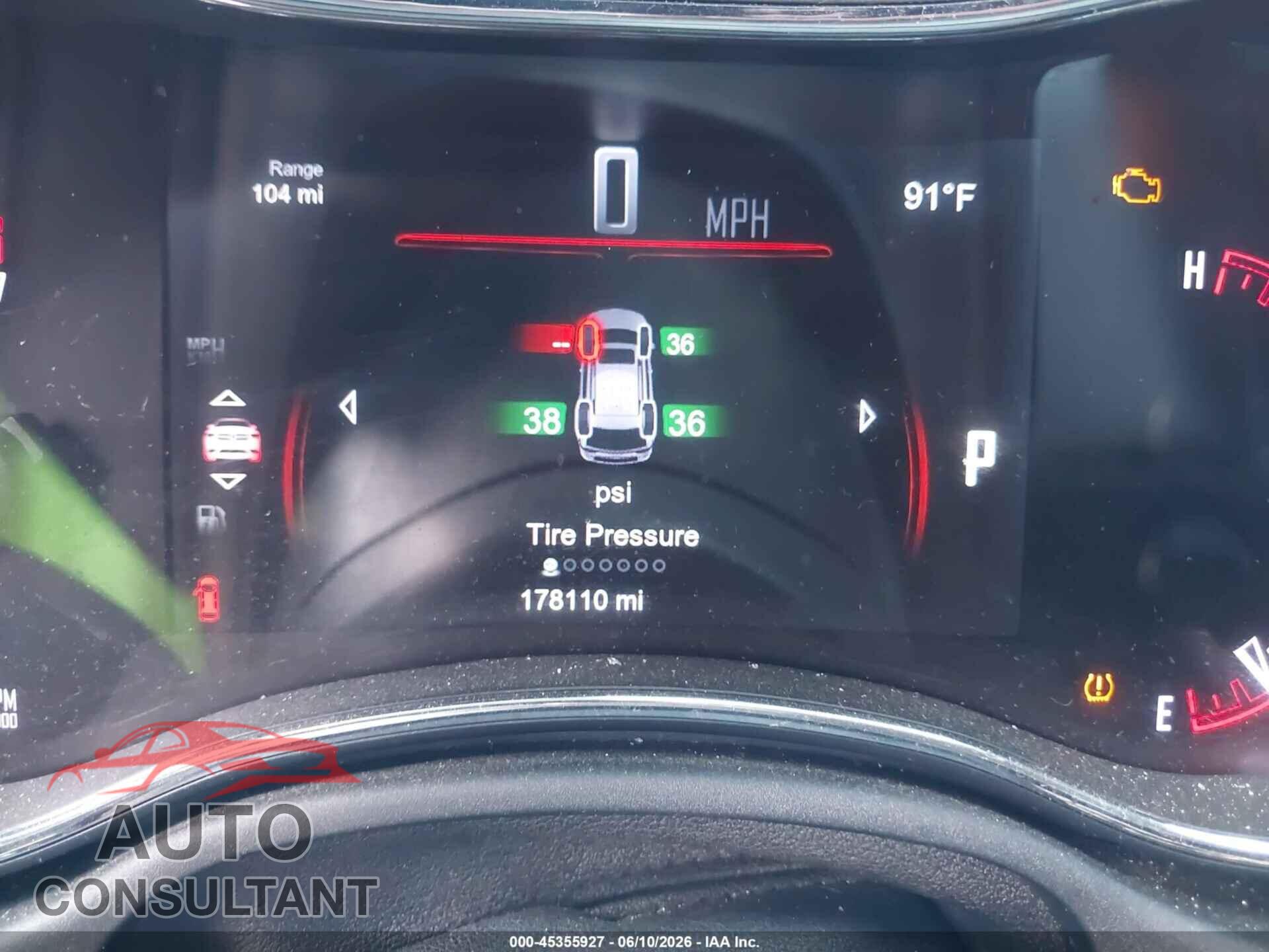 DODGE DURANGO 2014 - 1C4RDJFGXEC543576