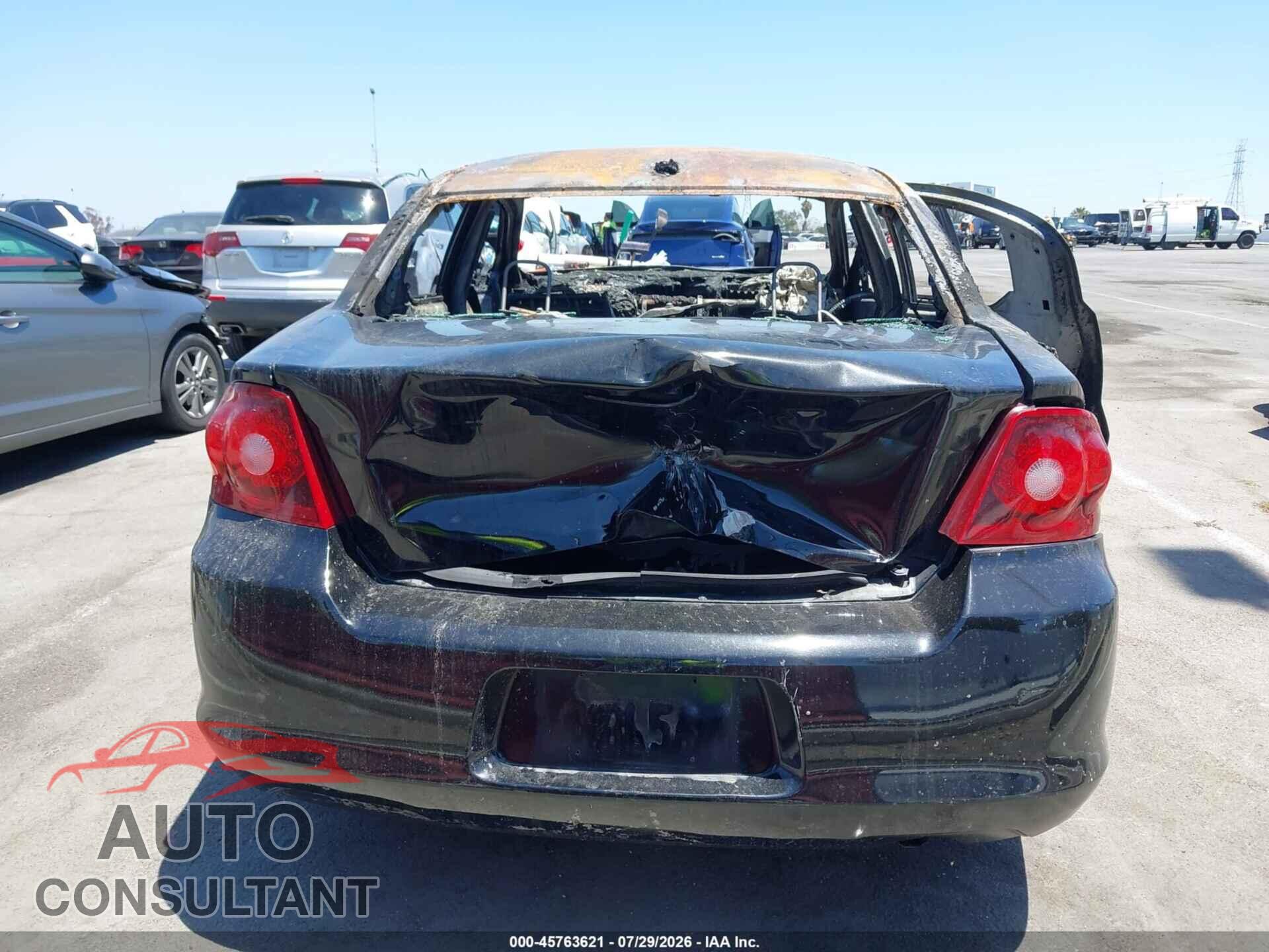 DODGE AVENGER 2013 - 1C3CDZAB5DN632446