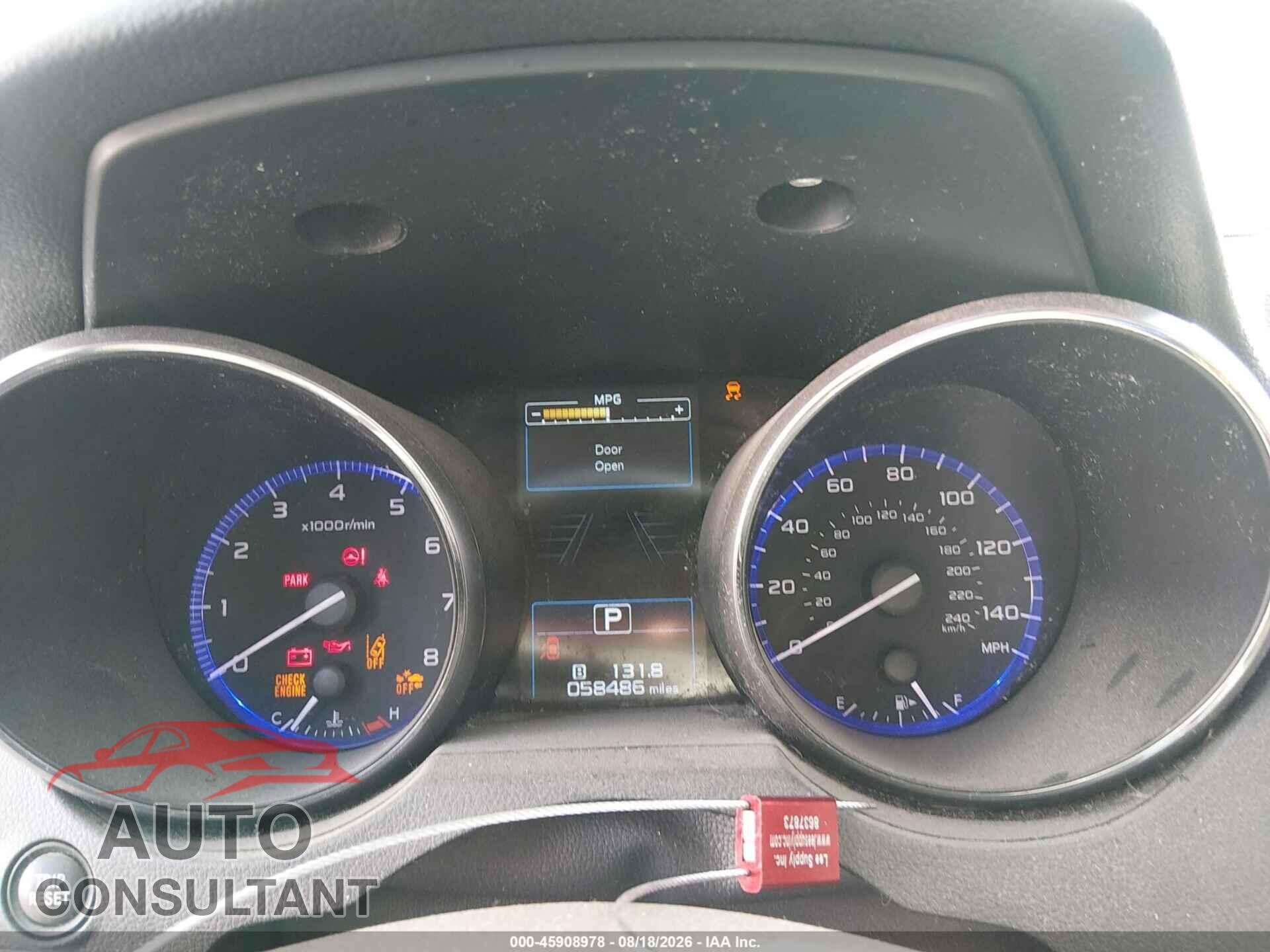 SUBARU OUTBACK 2019 - 4S4BSAFC2K3355355