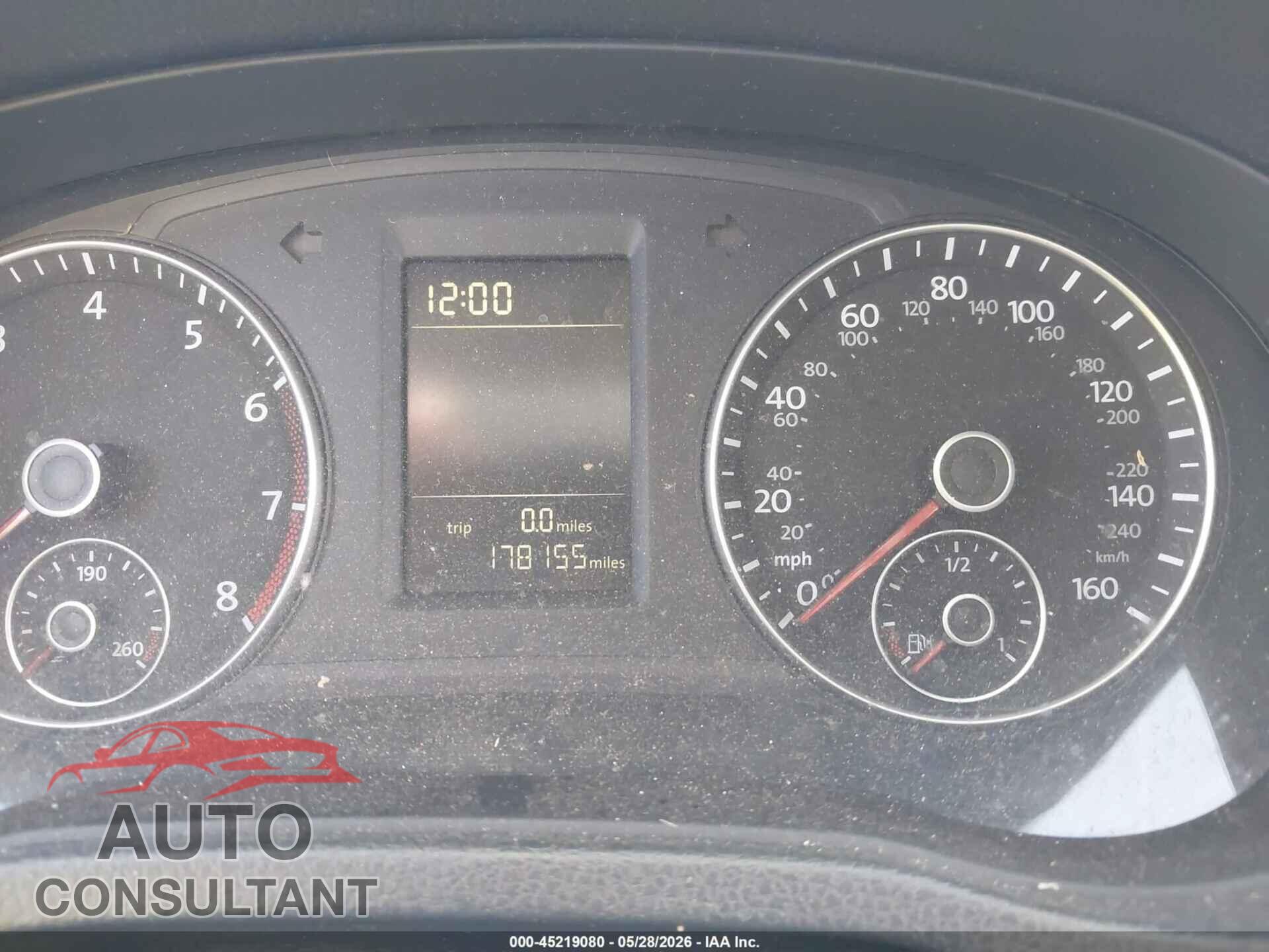 VOLKSWAGEN PASSAT 2012 - 1VWAP7A39CC004212