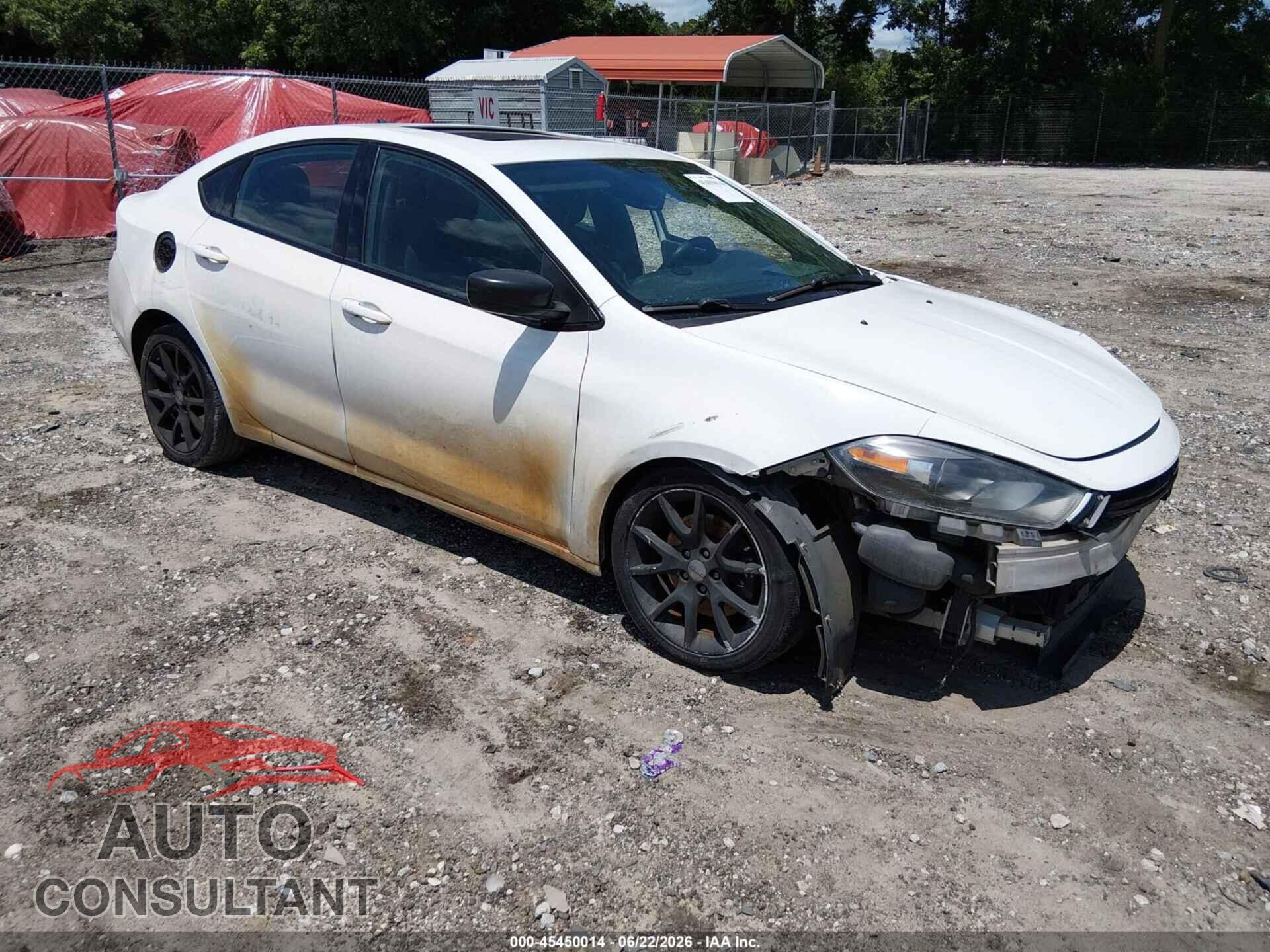 DODGE DART 2014 - 1C3CDFBB2ED907257