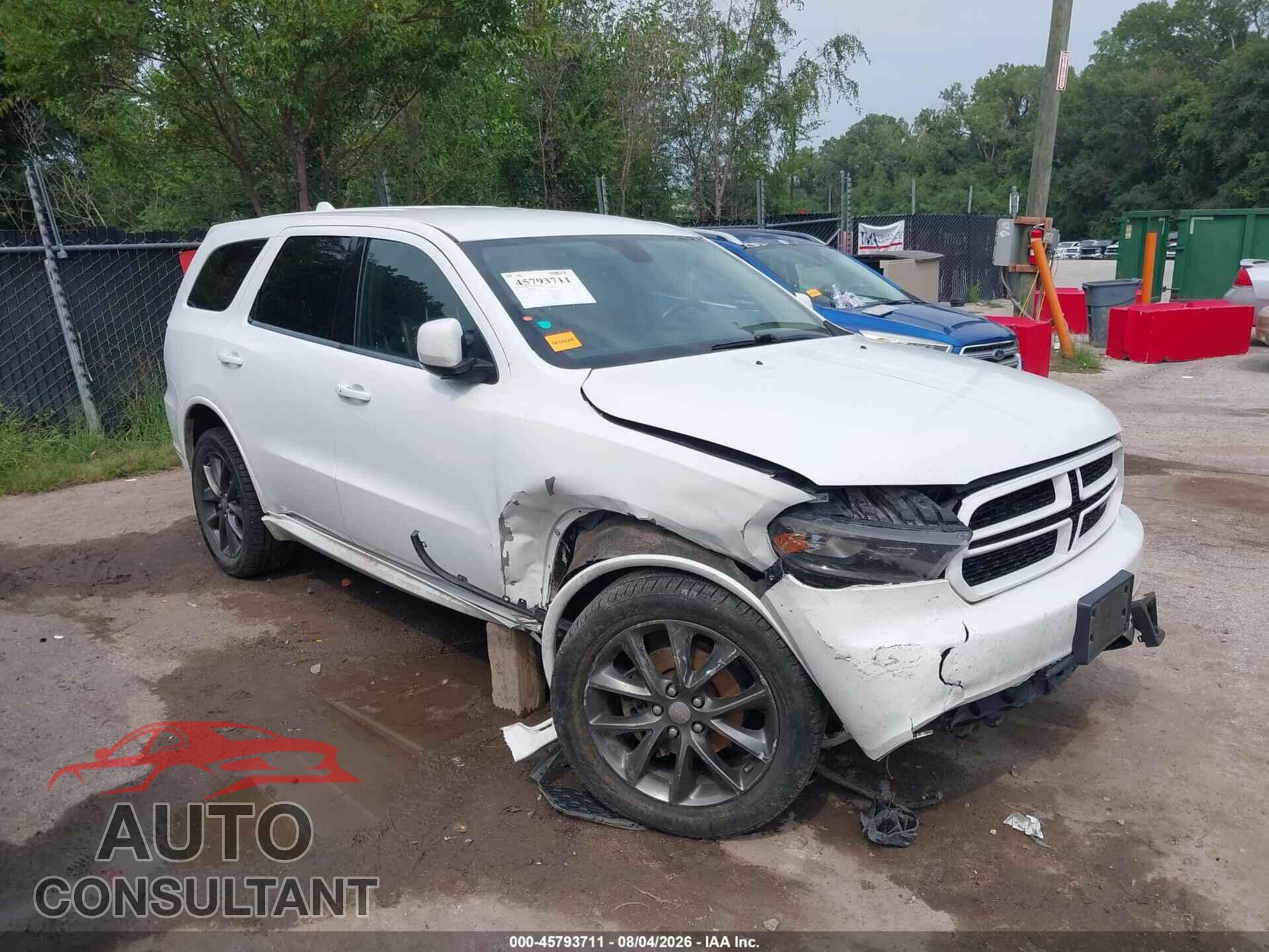 DODGE DURANGO 2017 - 1C4RDJDGXHC896780