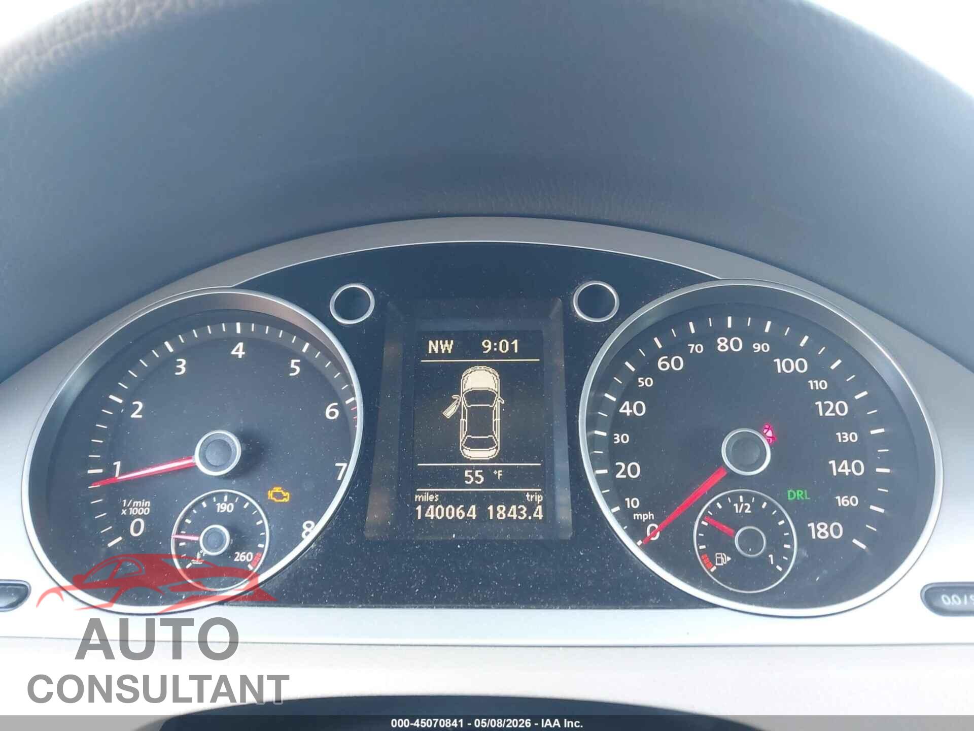 VOLKSWAGEN CC 2010 - WVWNL7ANXAE511087