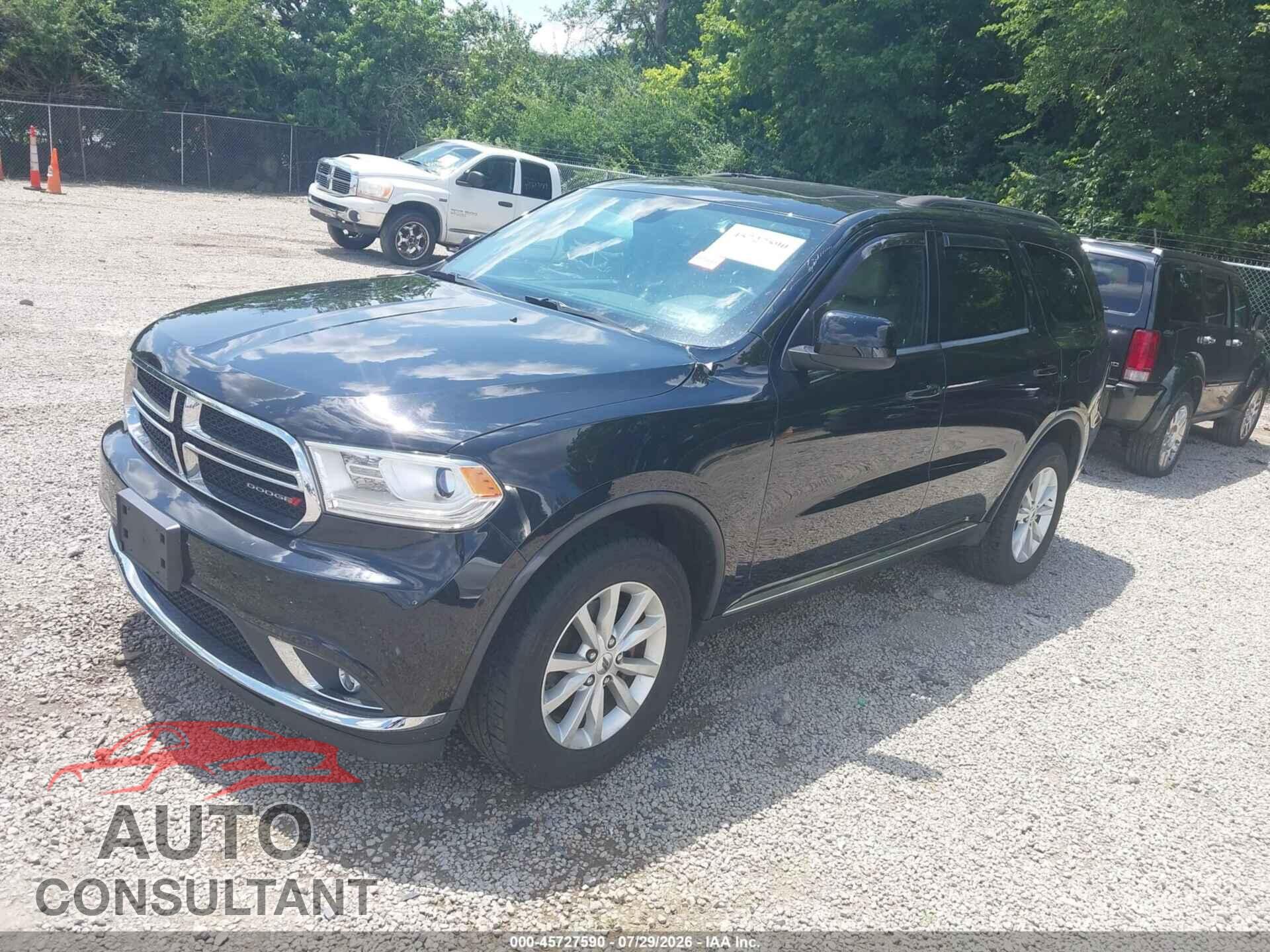 DODGE DURANGO 2019 - 1C4RDJAG7KC576411