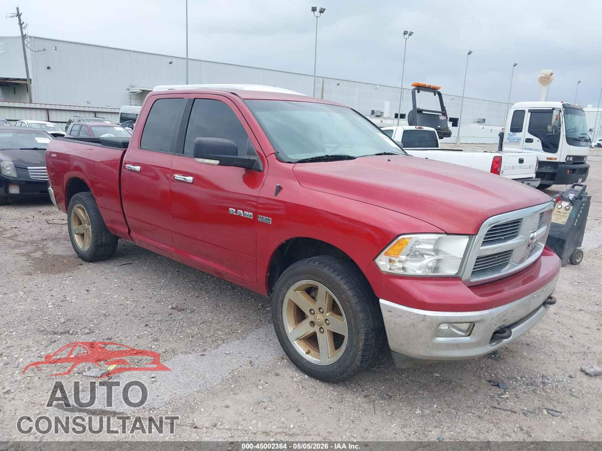 DODGE RAM 1500 2010 - 1D7RB1GT3AS209722