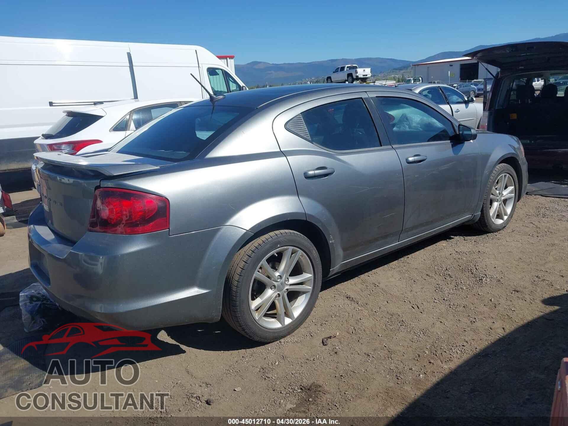DODGE AVENGER 2013 - 1C3CDZAG5DN677513