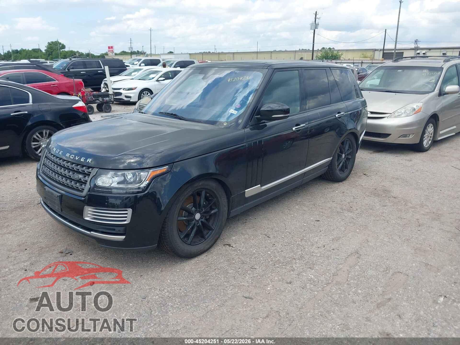 LAND ROVER RANGE ROVER 2016 - SALGR2KF4GA309727