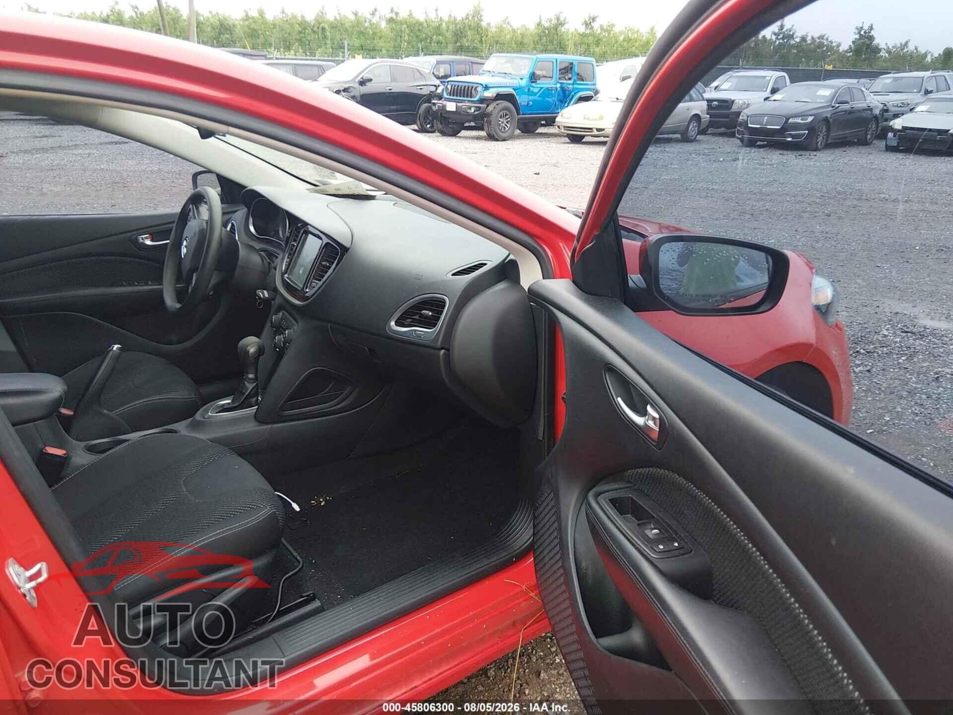 DODGE DART 2016 - 1C3CDFBB9GD644705