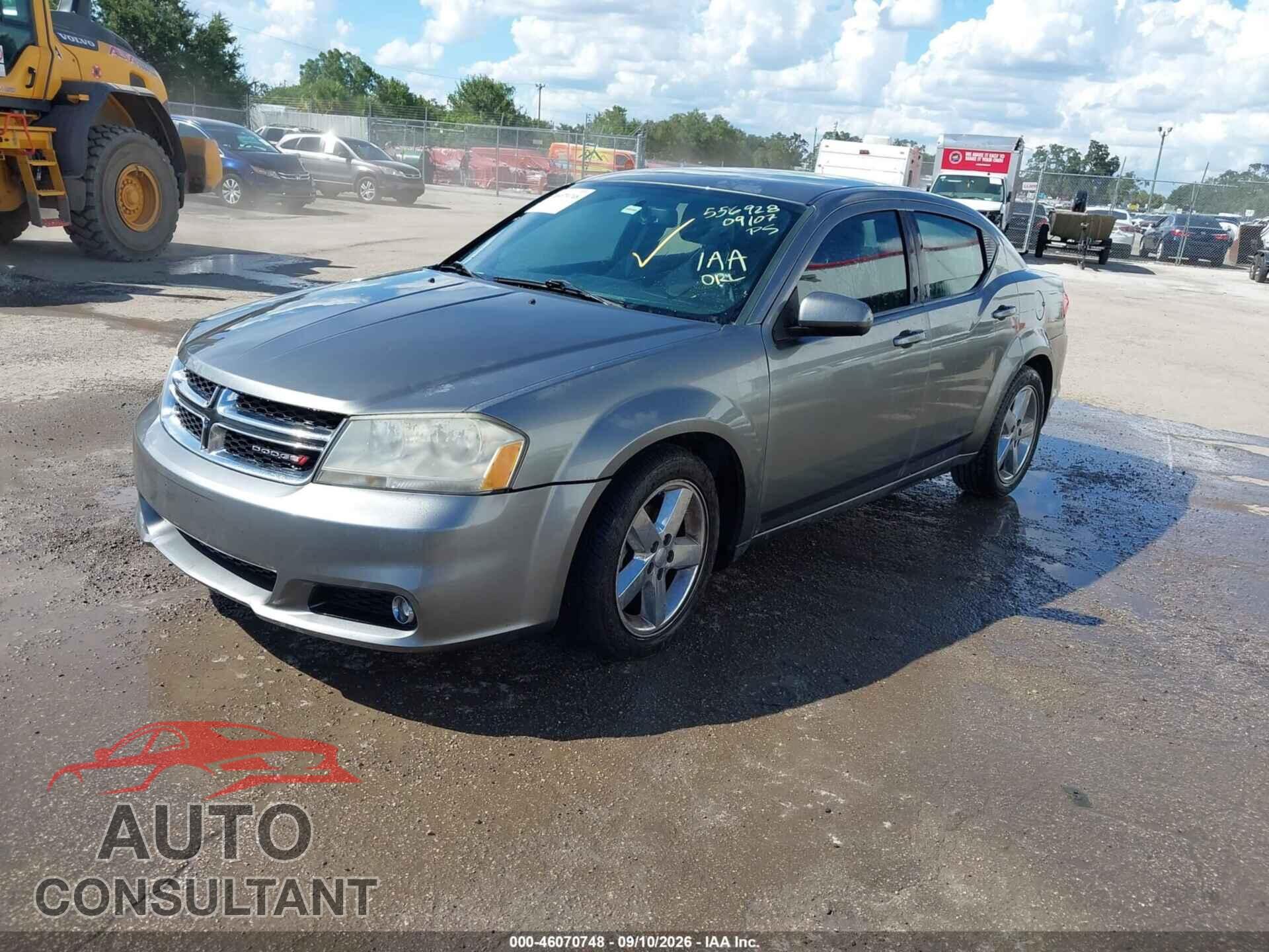 DODGE AVENGER 2013 - 1C3CDZCB8DN556928