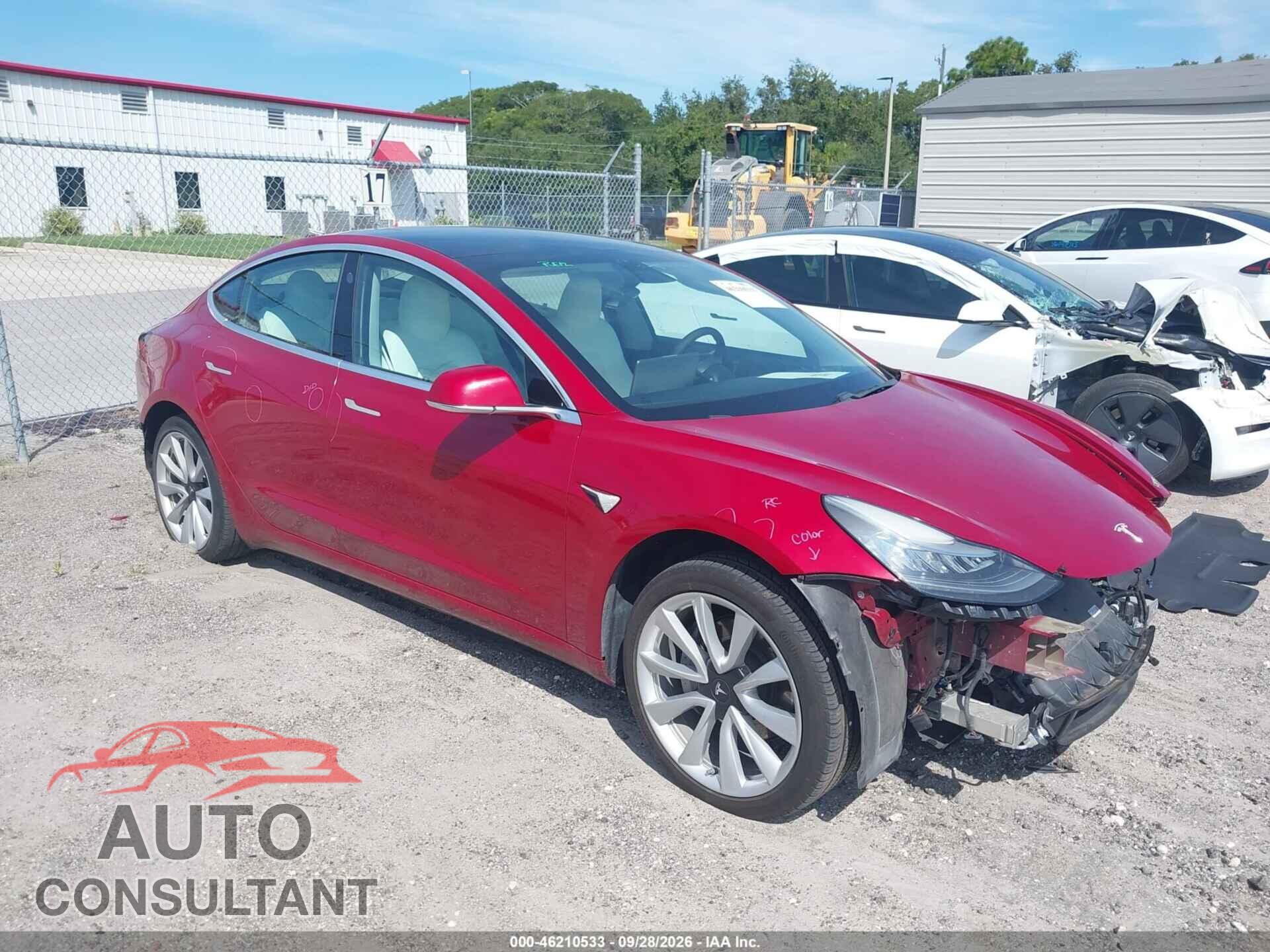 TESLA MODEL 3 2019 - 5YJ3E1EA6KF432067
