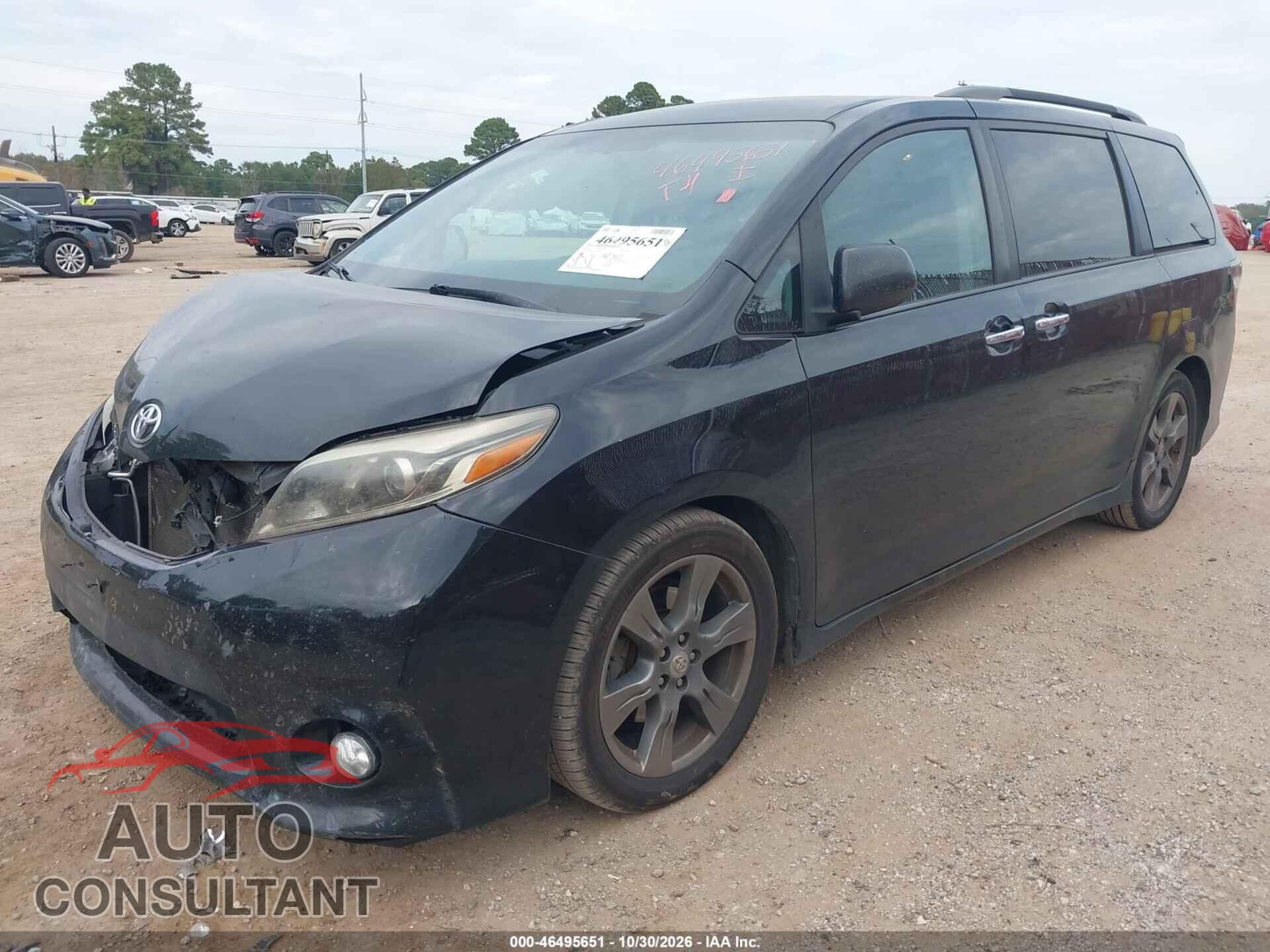 TOYOTA SIENNA 2017 - 5TDXZ3DC5HS871723