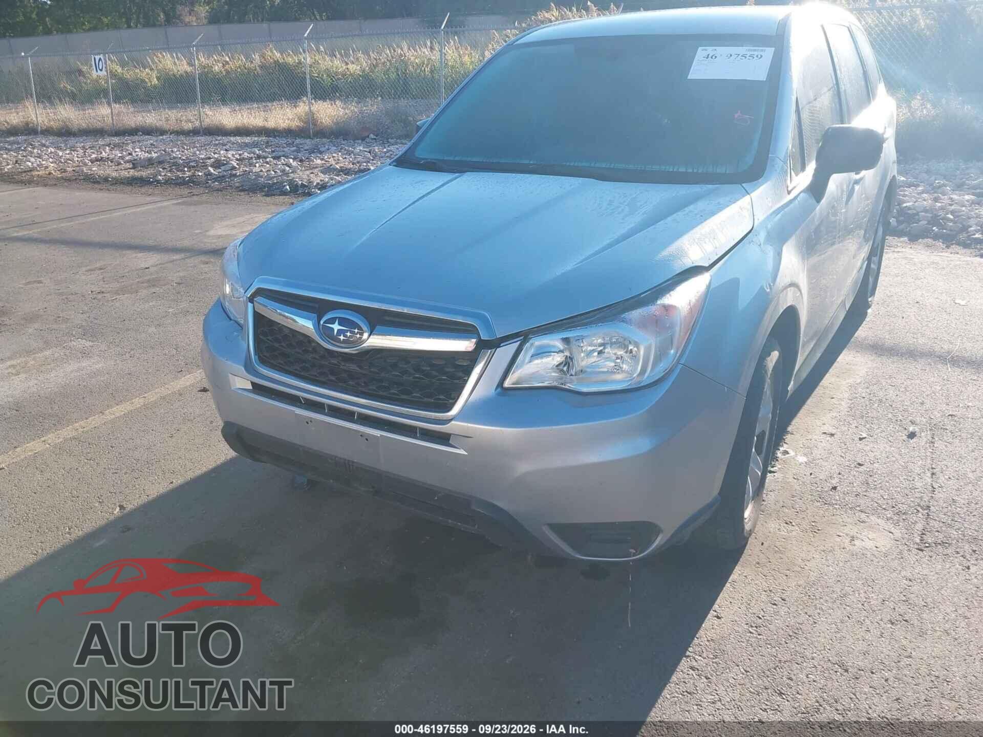 SUBARU FORESTER 2014 - JF2SJAAC3EH451003