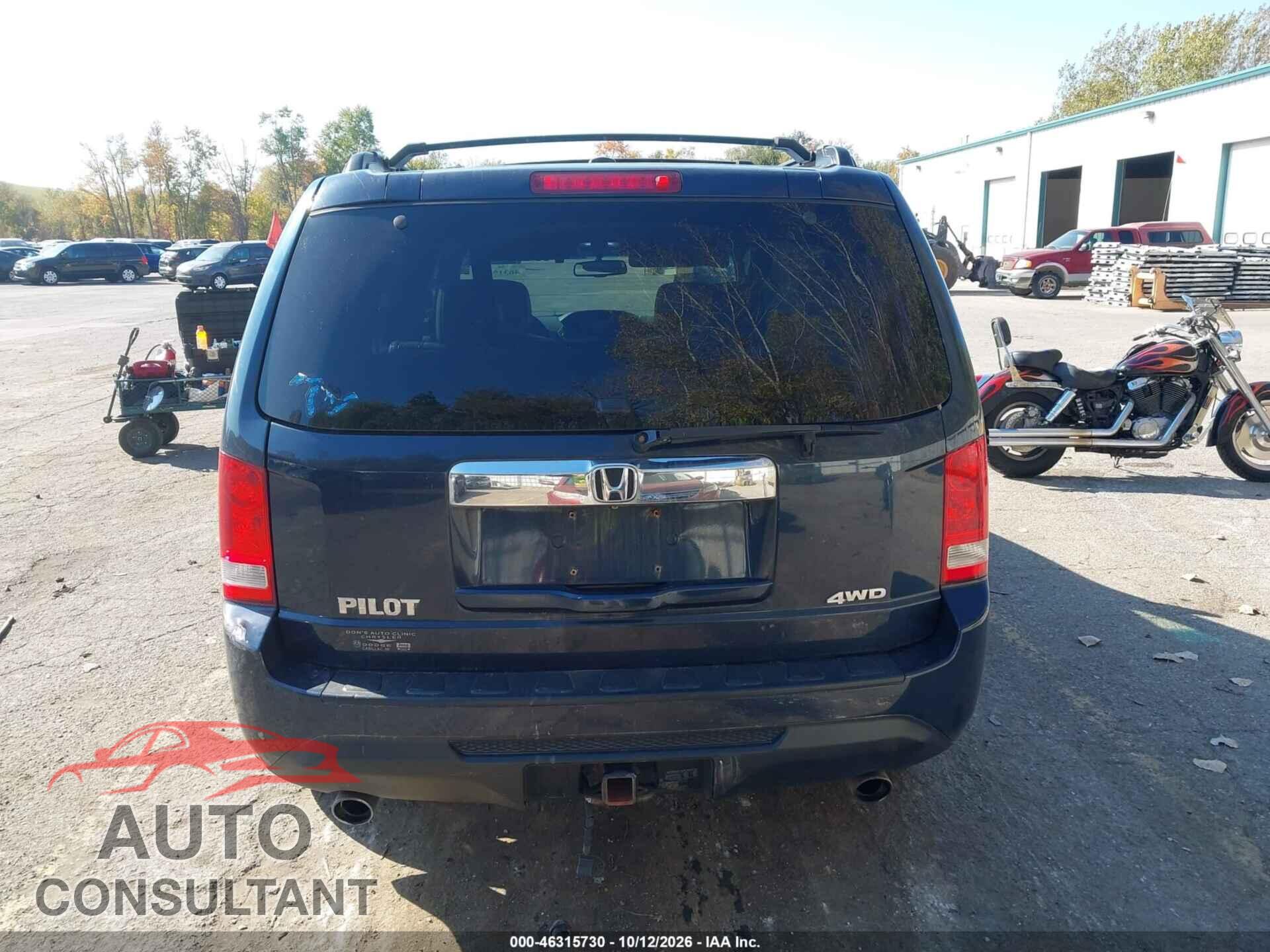 HONDA PILOT 2012 - 5FNYF4H73CB056451