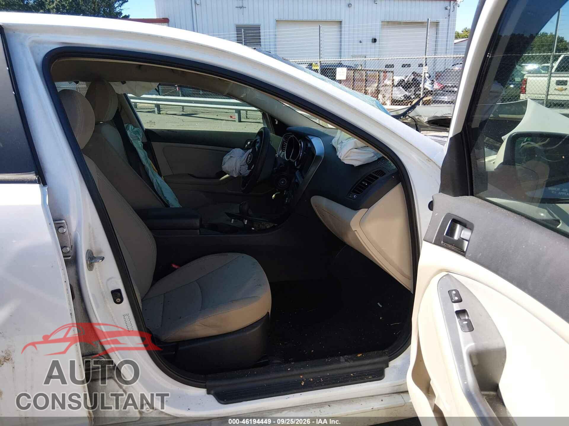 KIA OPTIMA 2013 - KNAGM4A75D5374681