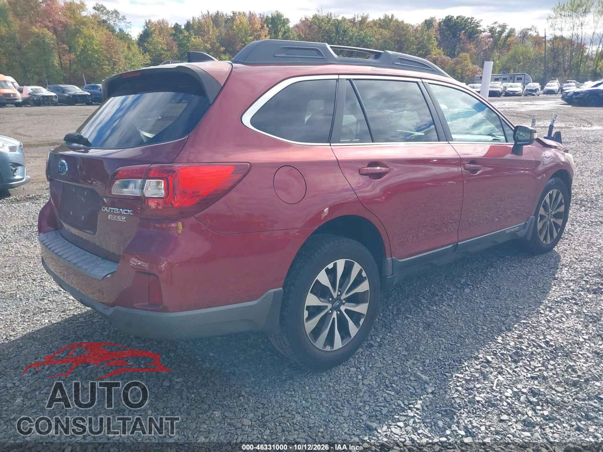 SUBARU OUTBACK 2016 - 4S4BSANC0G3246871