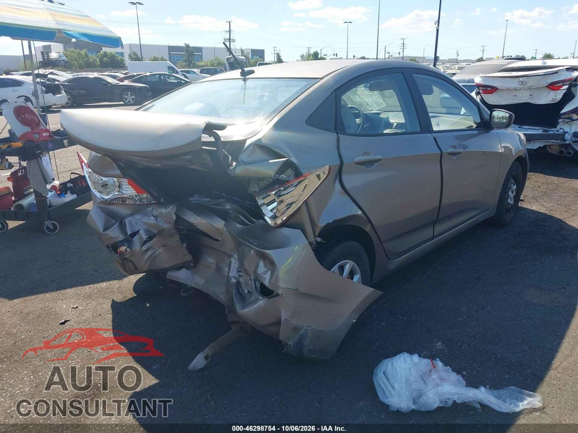 HYUNDAI ACCENT 2014 - KMHCT4AE0EU715748