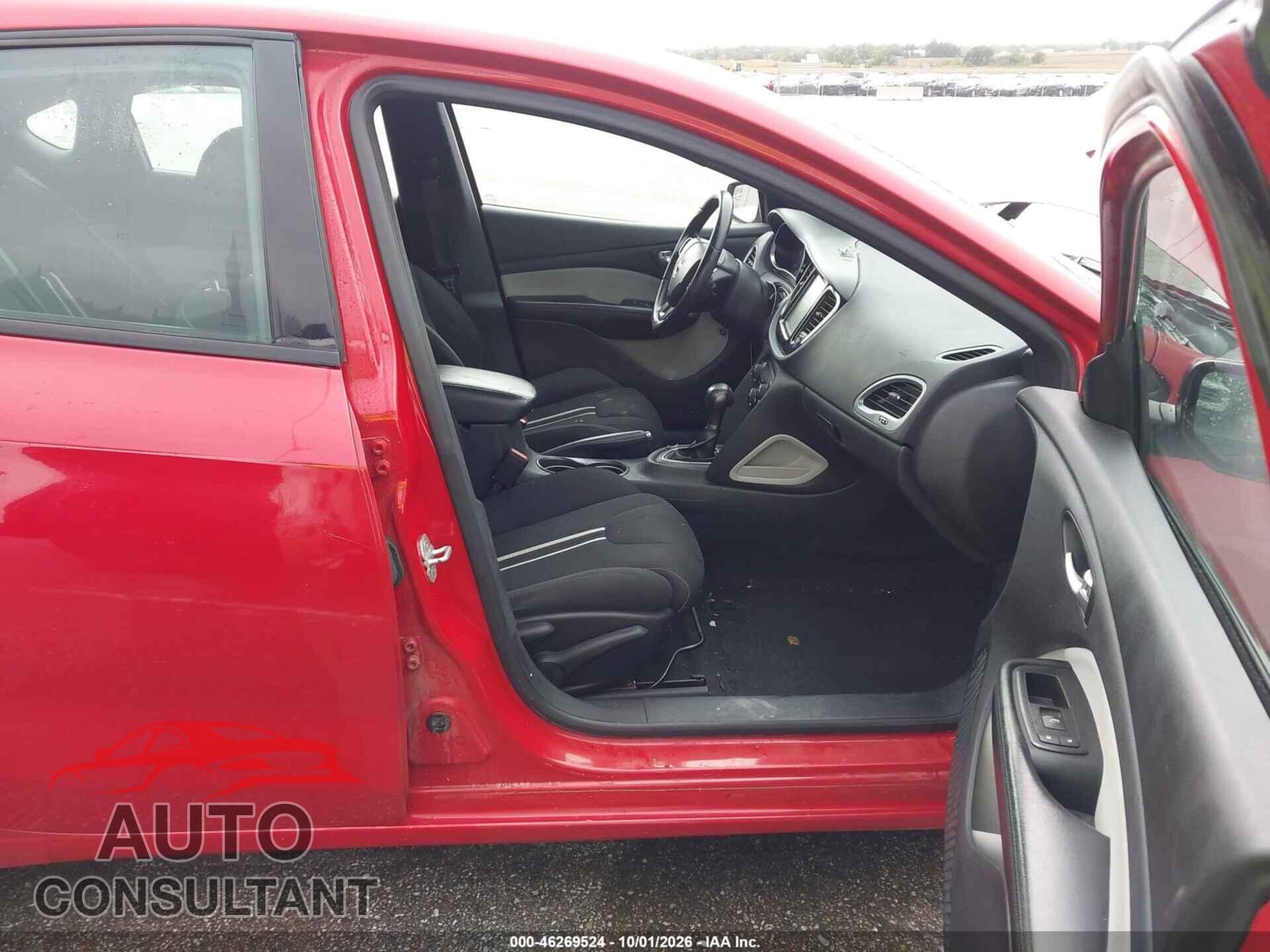 DODGE DART 2013 - 1C3CDFBA3DD106973