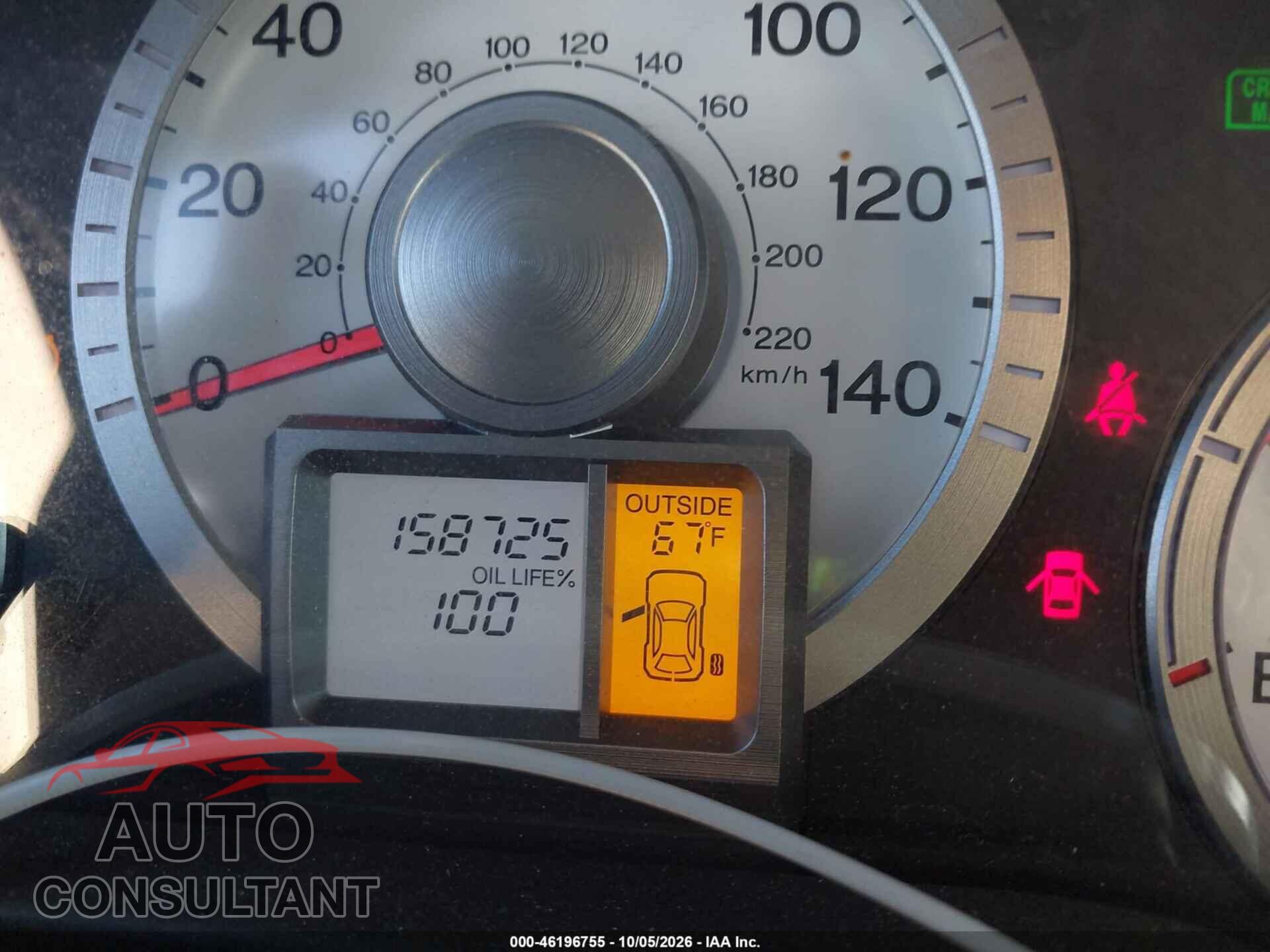 HONDA PILOT 2011 - 5FNYF4H6XBB074273