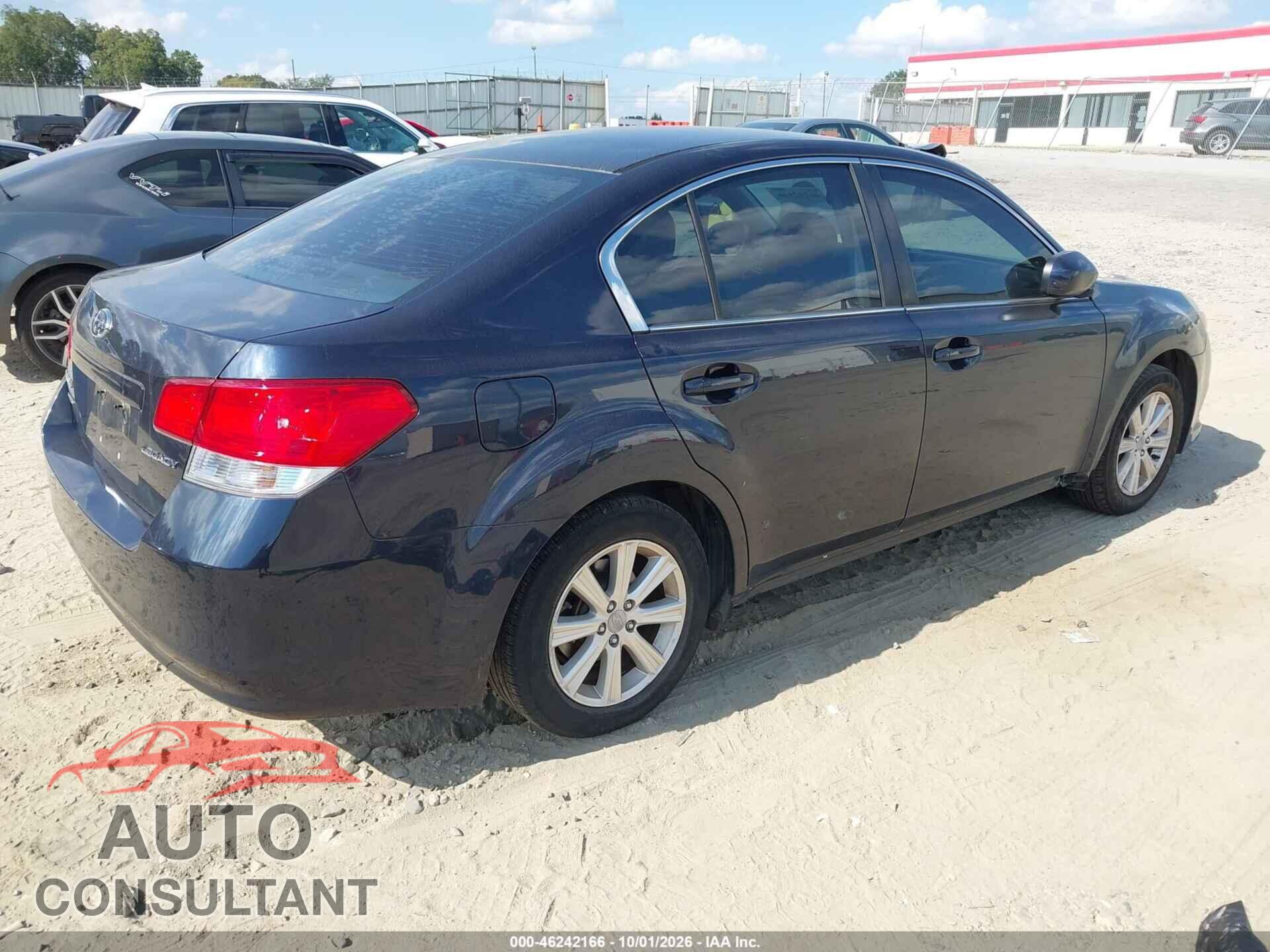 SUBARU LEGACY 2012 - 4S3BMAC65C1032511