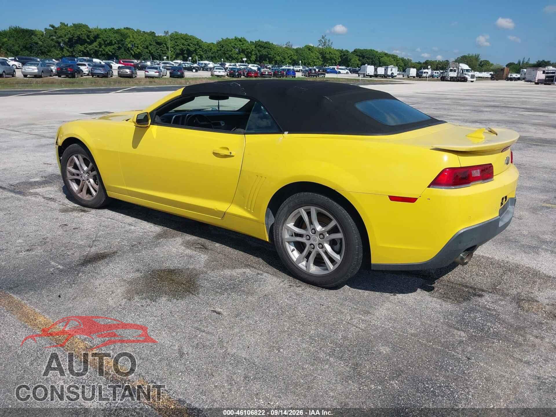 CHEVROLET CAMARO 2015 - 2G1FD3D32F9103187