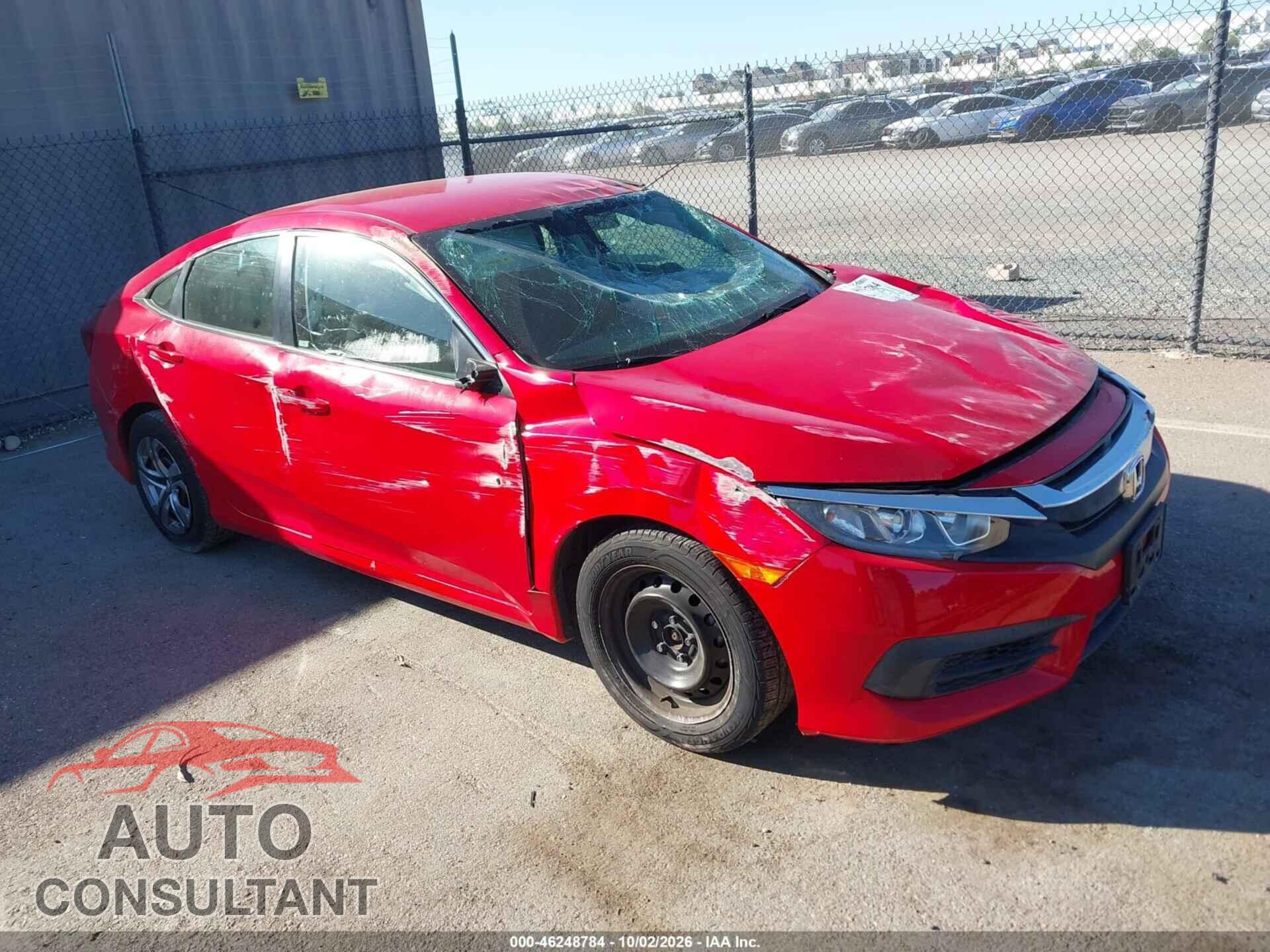 HONDA CIVIC 2016 - 2HGFC2F57GH575347