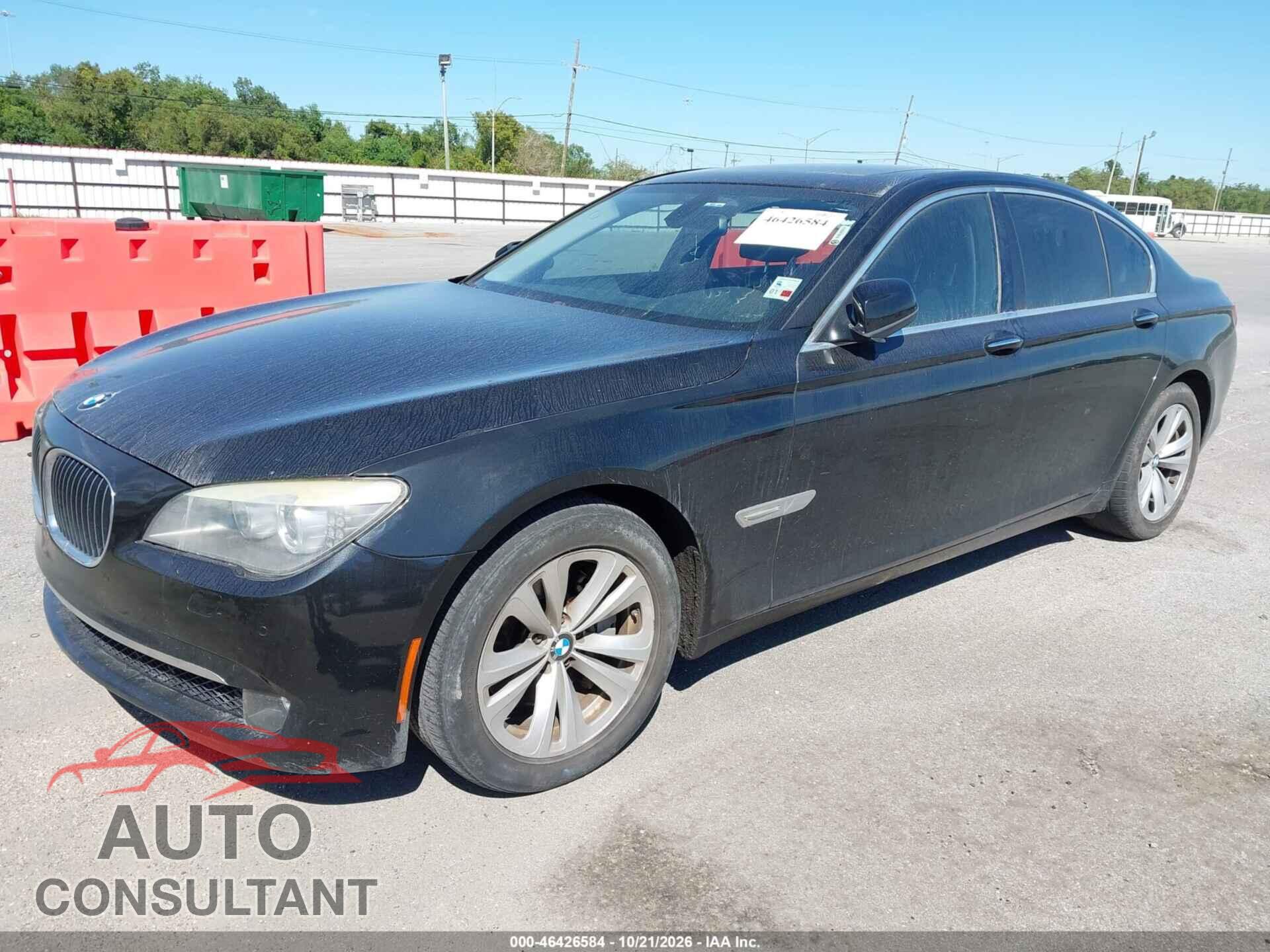 BMW 740I 2011 - WBAKA4C52BC392157