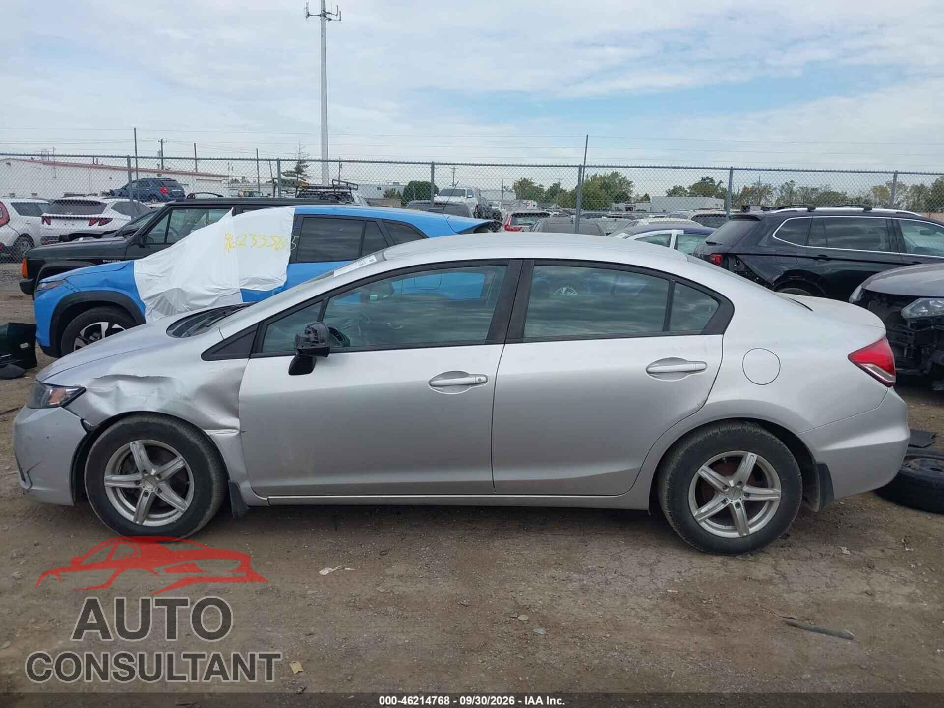 HONDA CIVIC 2013 - 19XFB2F57DE045792