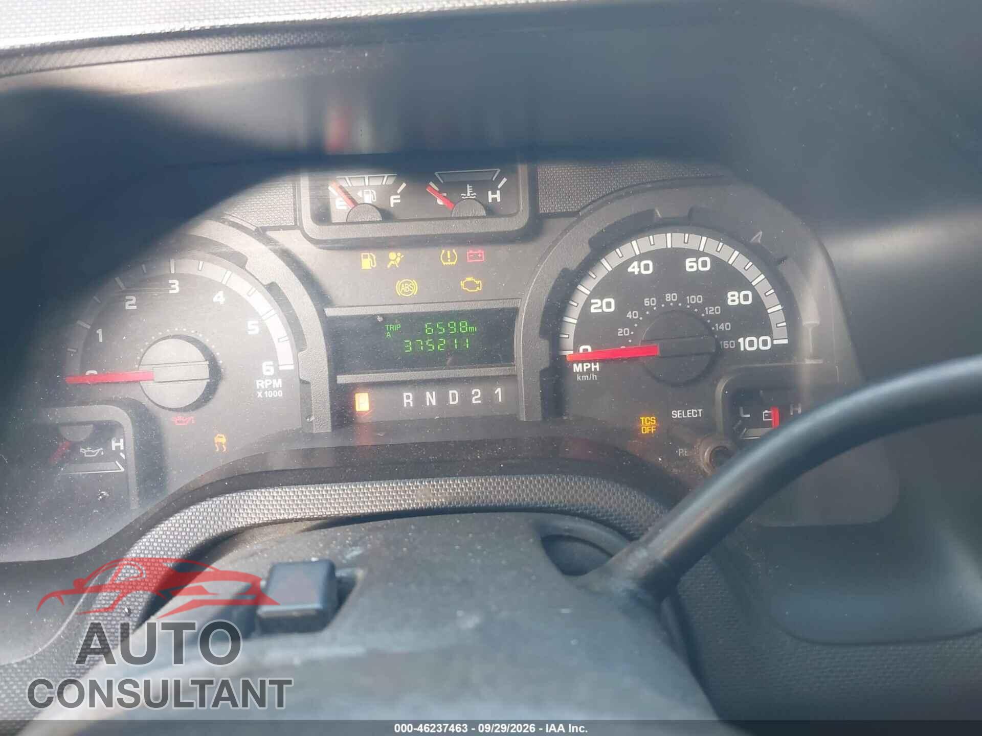 FORD E-350 SUPER DUTY 2013 - 1FTSS3EL0DDB03909