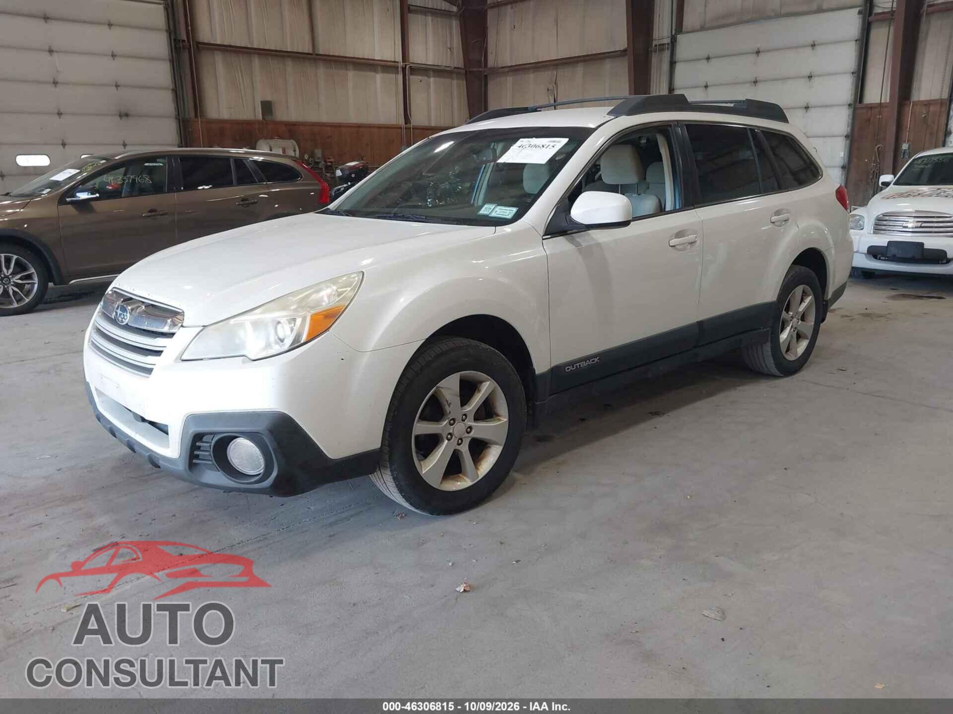SUBARU OUTBACK 2014 - 4S4BRBCC9E3245459