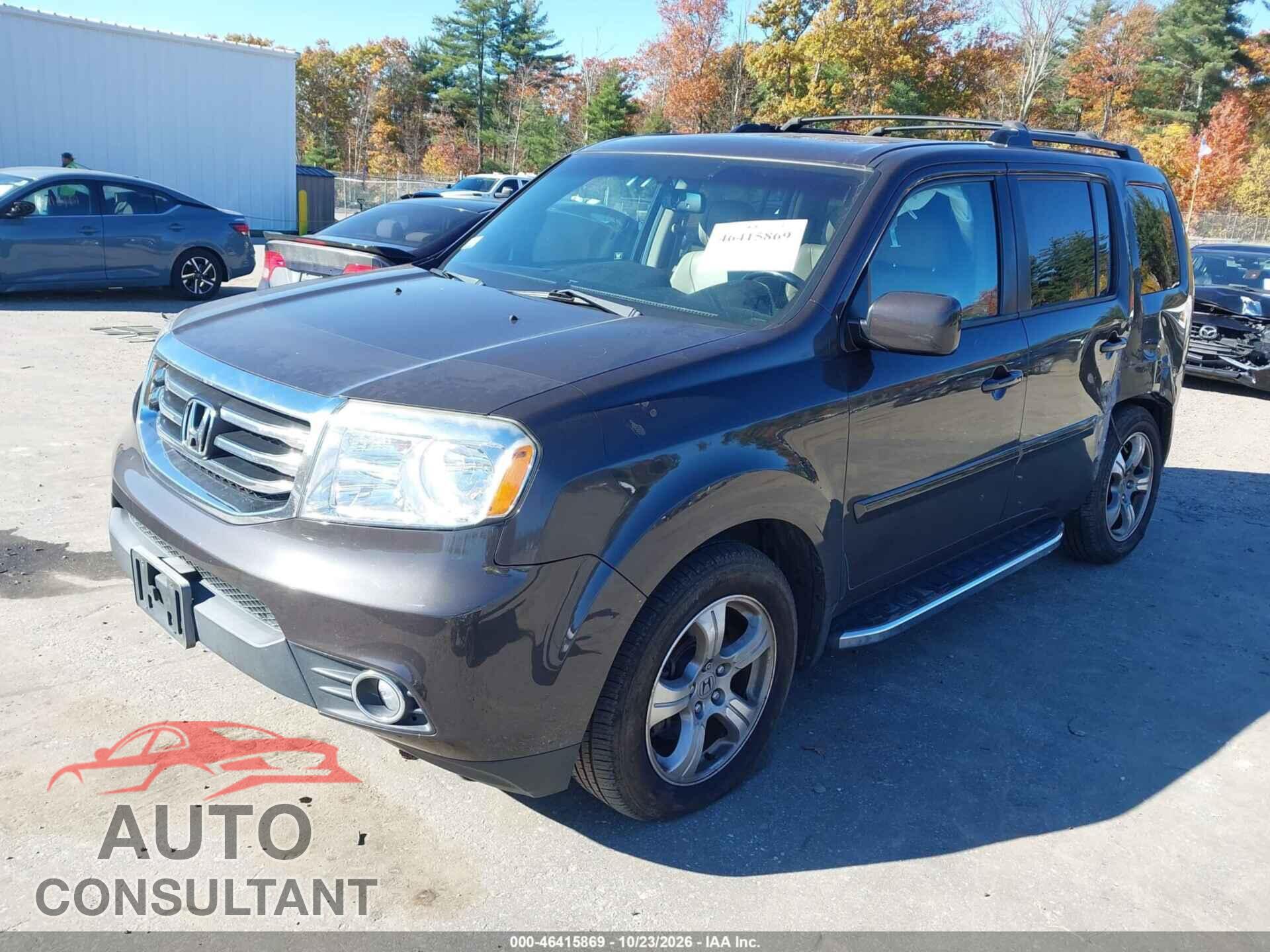 HONDA PILOT 2012 - 5FNYF4H56CB067734
