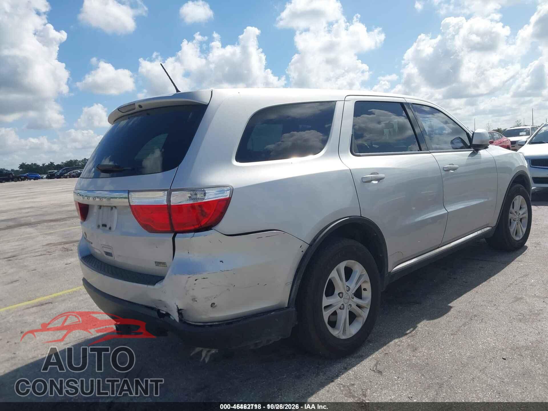 DODGE DURANGO 2011 - 1D4RD2GG9BC741827