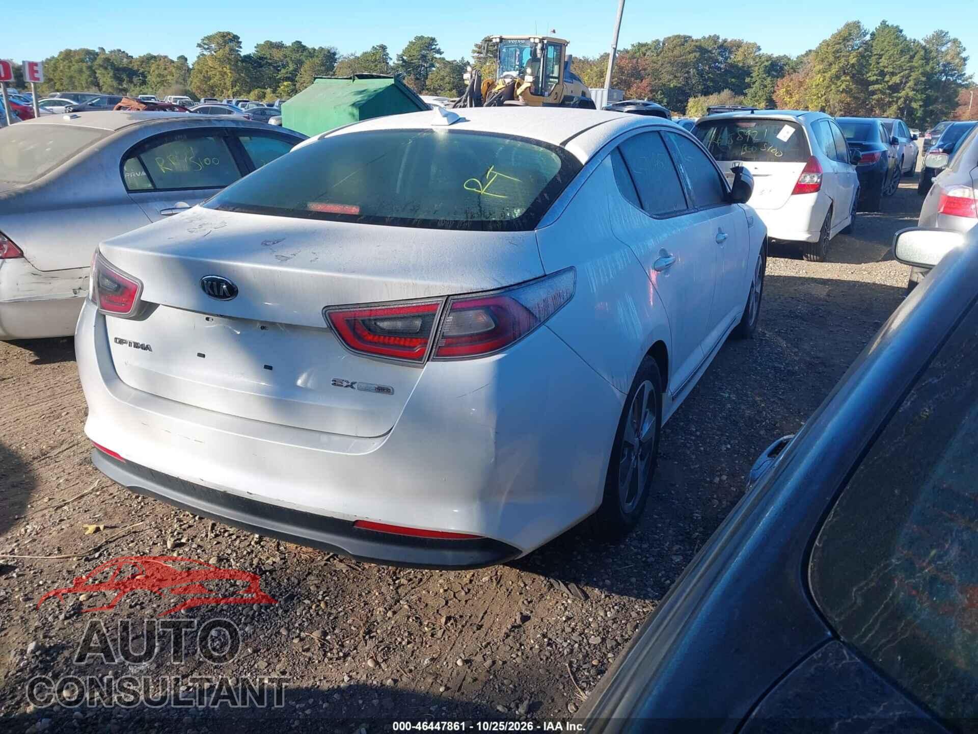 KIA OPTIMA HYBRID 2014 - KNAGN4AD4E5065482