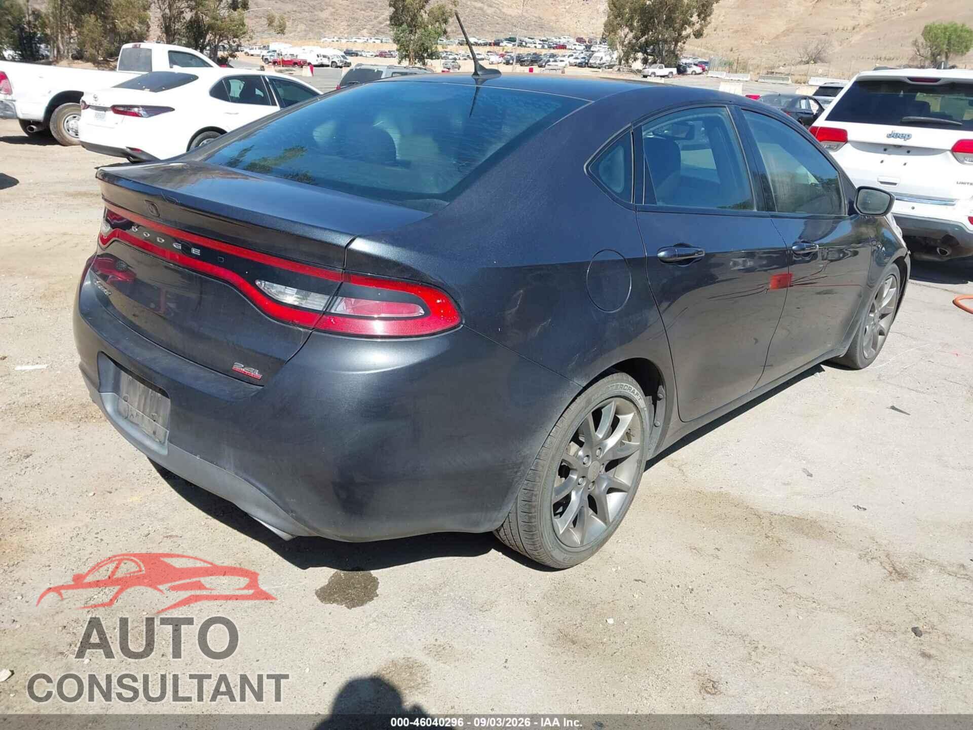 DODGE DART 2014 - 1C3CDFBB3ED824260
