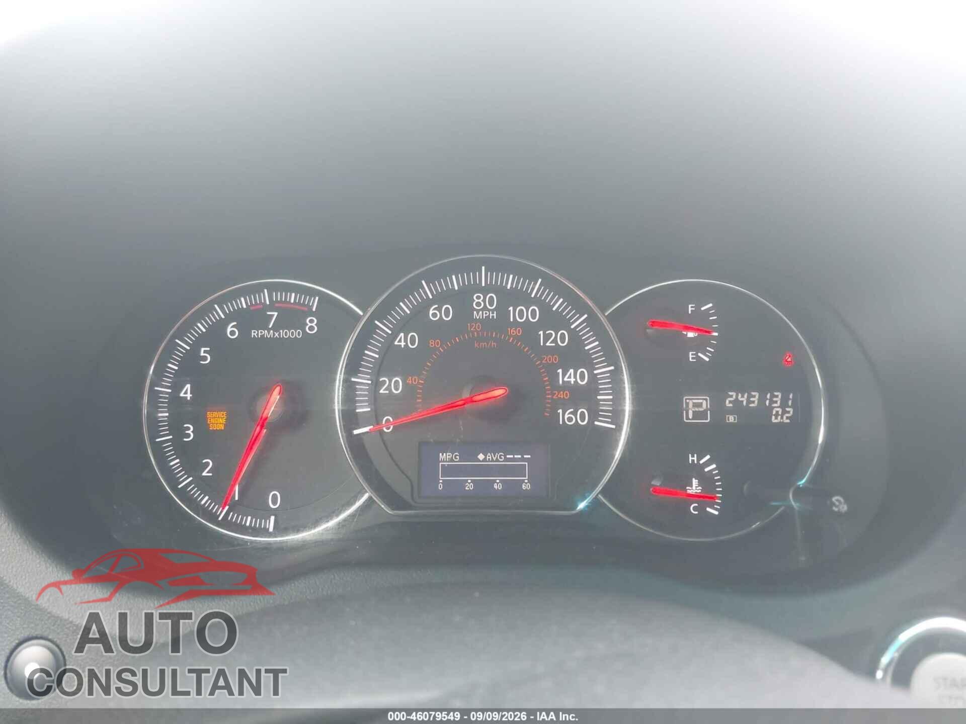 NISSAN MAXIMA 2012 - 1N4AA5AP3CC824447