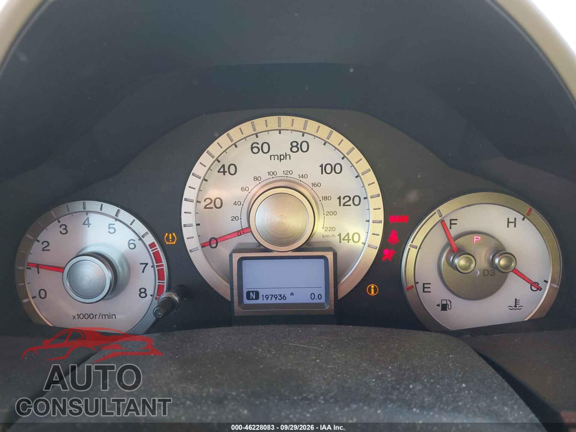HONDA PILOT 2011 - 5FNYF3H75BB001315