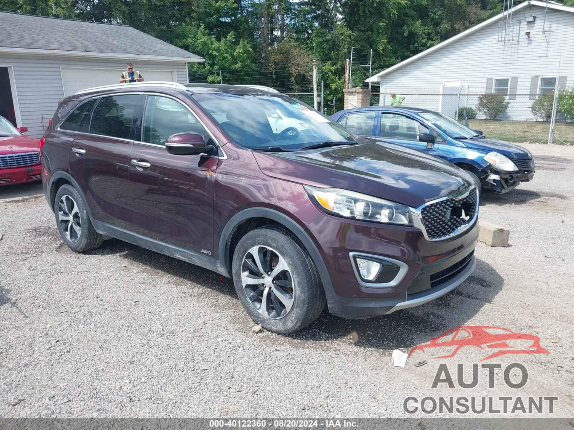 KIA SORENTO 2016 - 5XYPHDA16GG021140