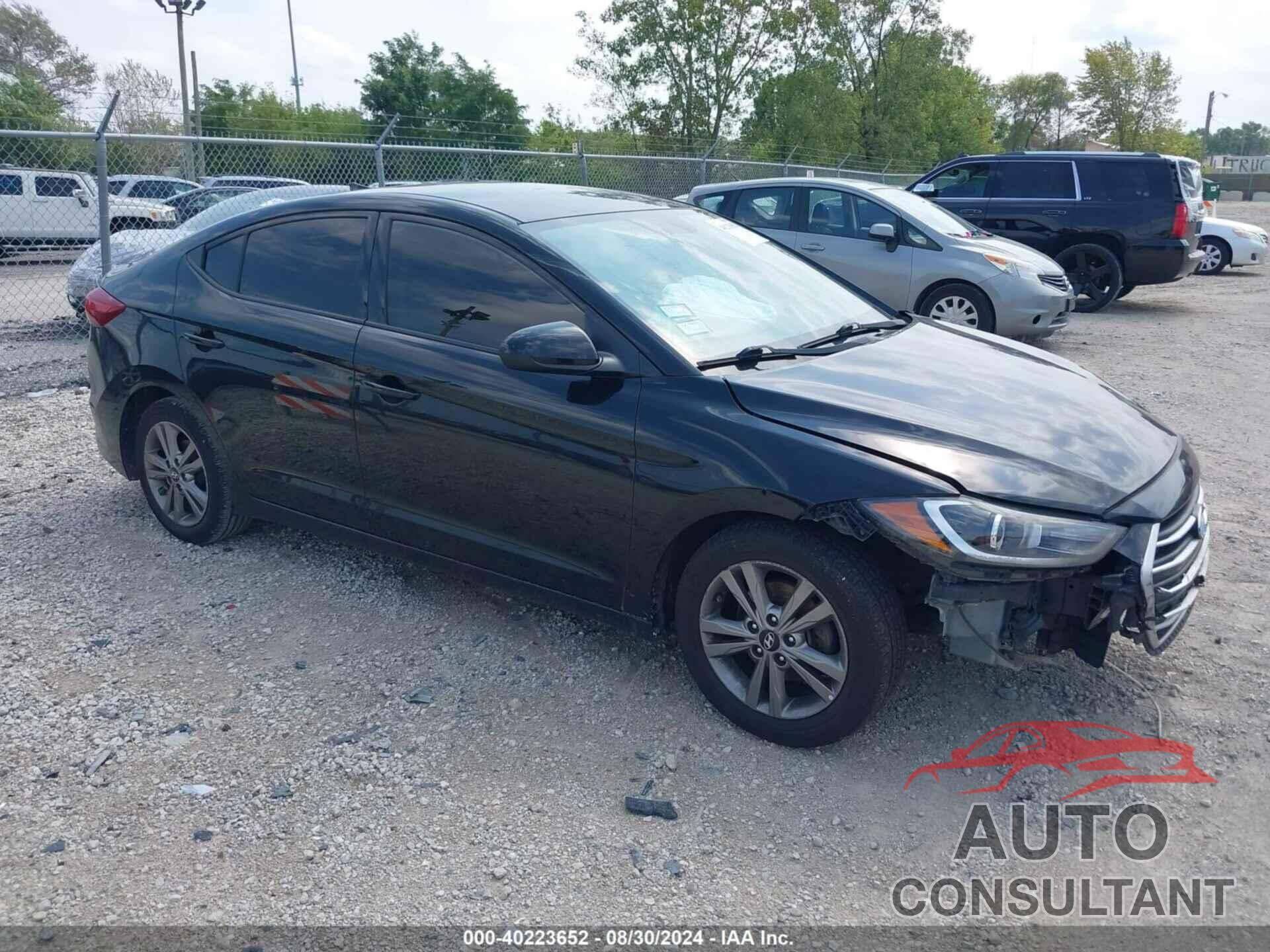 HYUNDAI ELANTRA 2018 - 5NPD84LF0JH222513