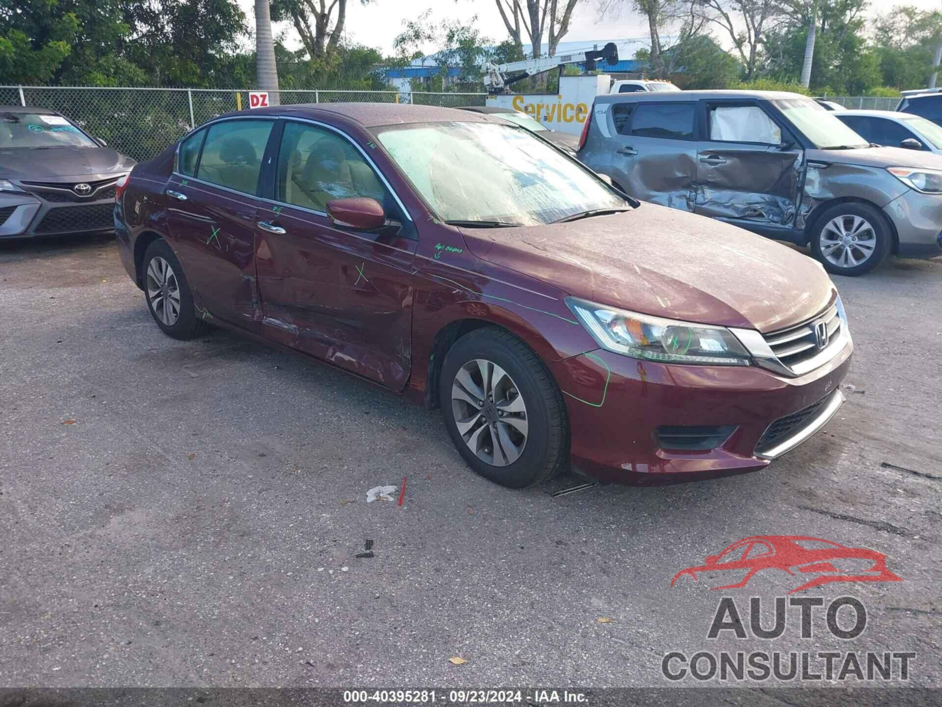 HONDA ACCORD 2013 - 1HGCR2F38DA076292