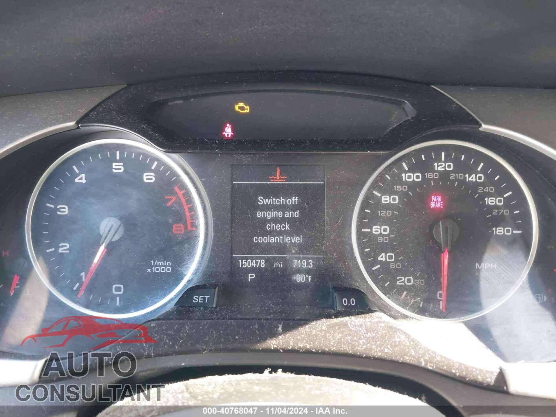 AUDI A4 2012 - WAUKFAFL4CA098024