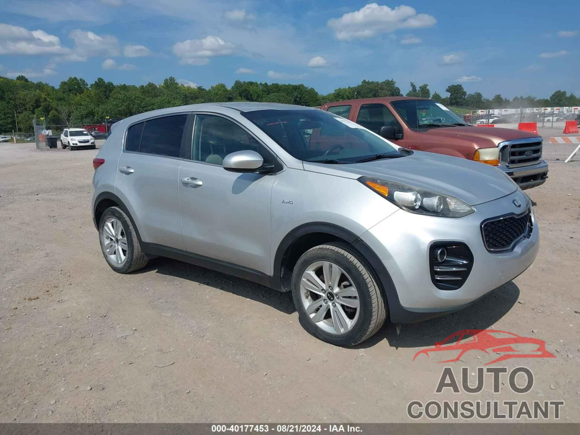 KIA SPORTAGE 2018 - KNDPMCAC7J7371629