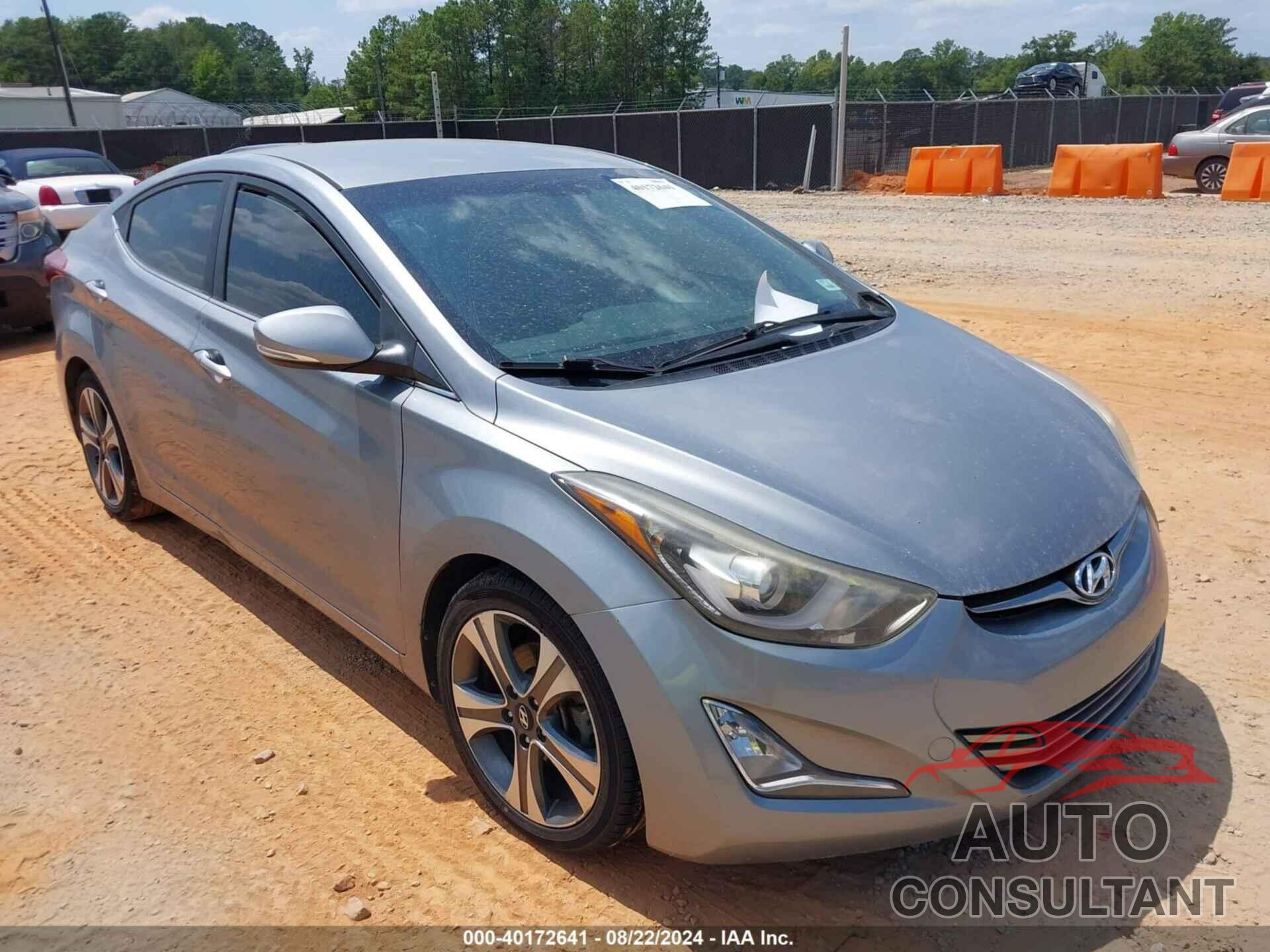 HYUNDAI ELANTRA 2016 - KMHDH4AH1GU485799