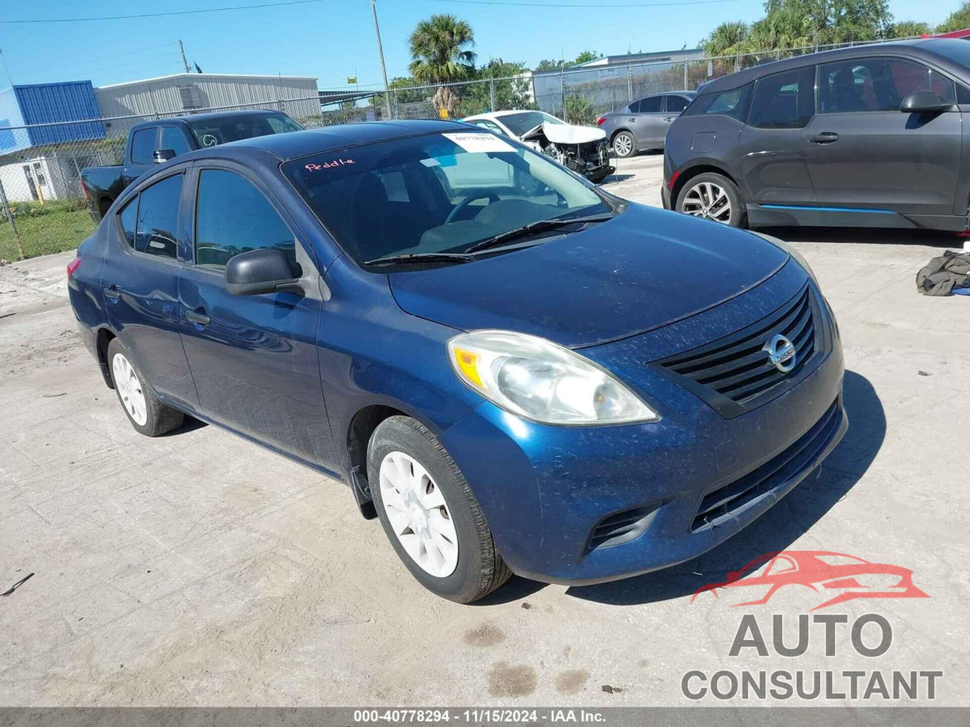 NISSAN VERSA 2012 - 3N1CN7AP3CL846135