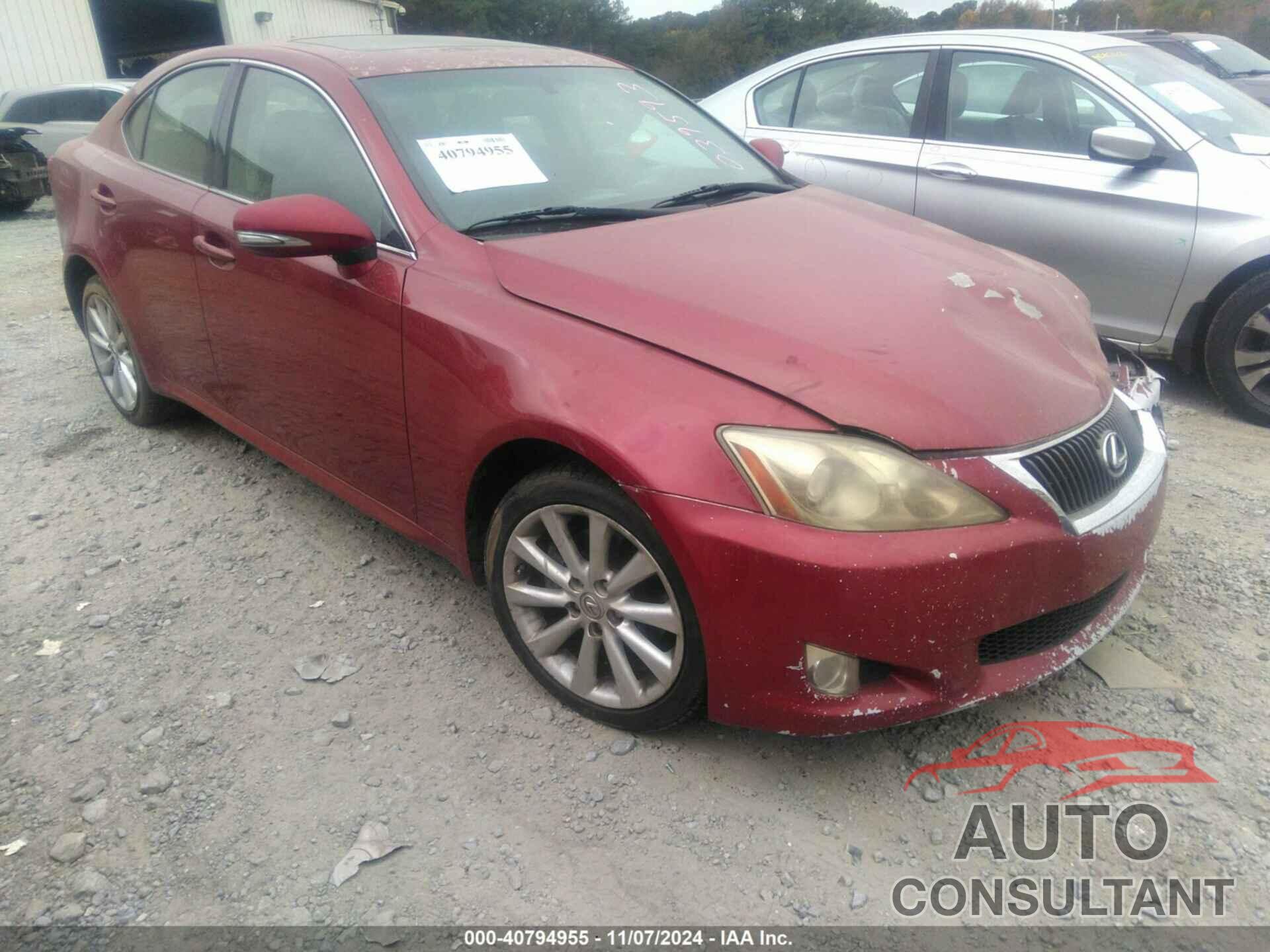 LEXUS IS 250 2010 - JTHCF5C23A5039593