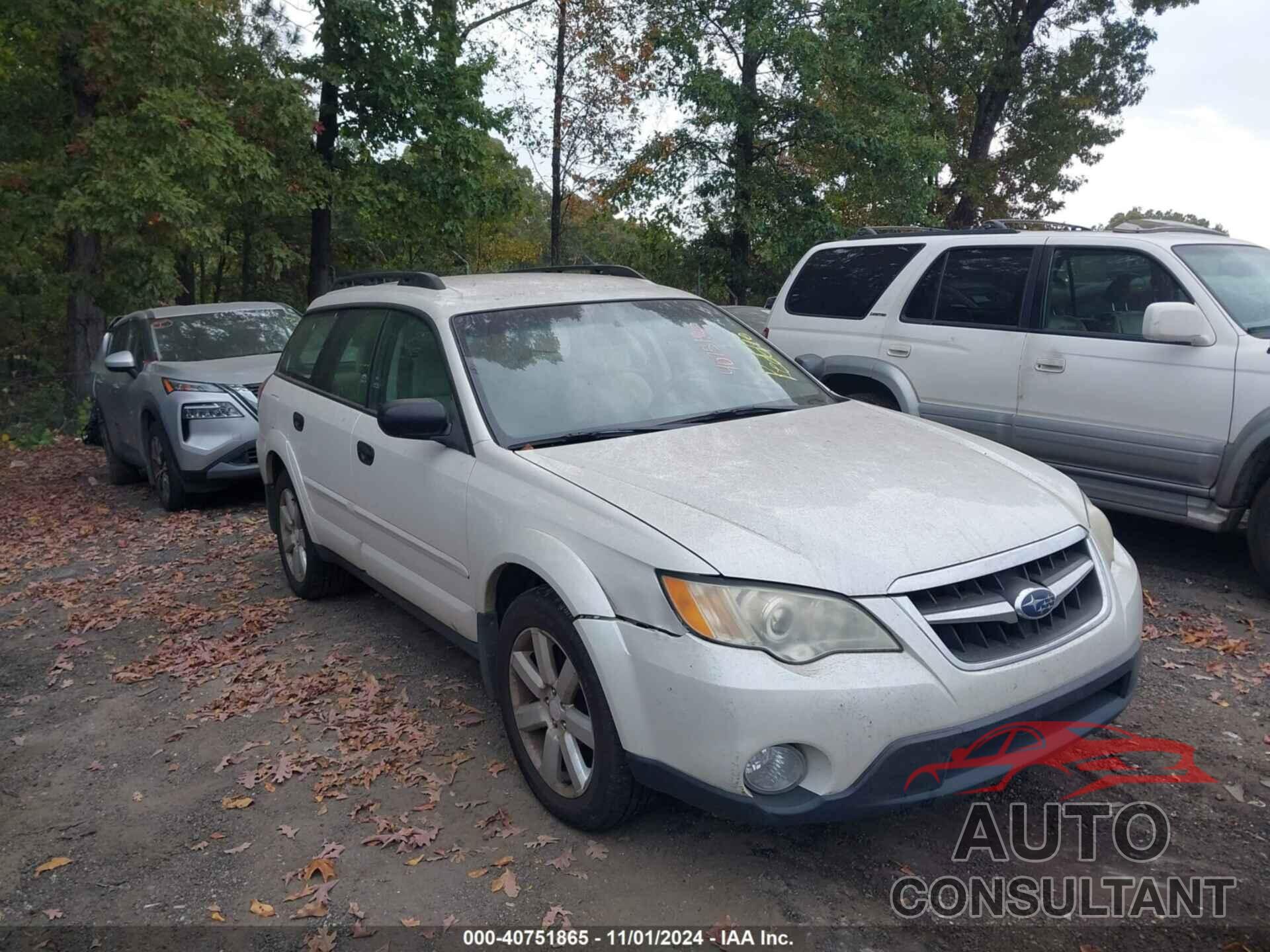 SUBARU OUTBACK 2009 - 4S4BP61C896319670