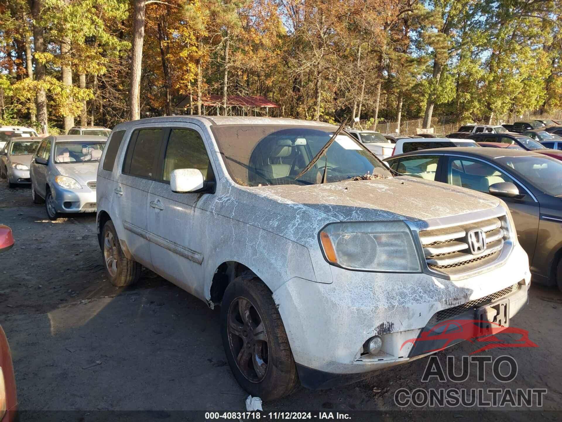 HONDA PILOT 2012 - 5FNYF3H56CB034078