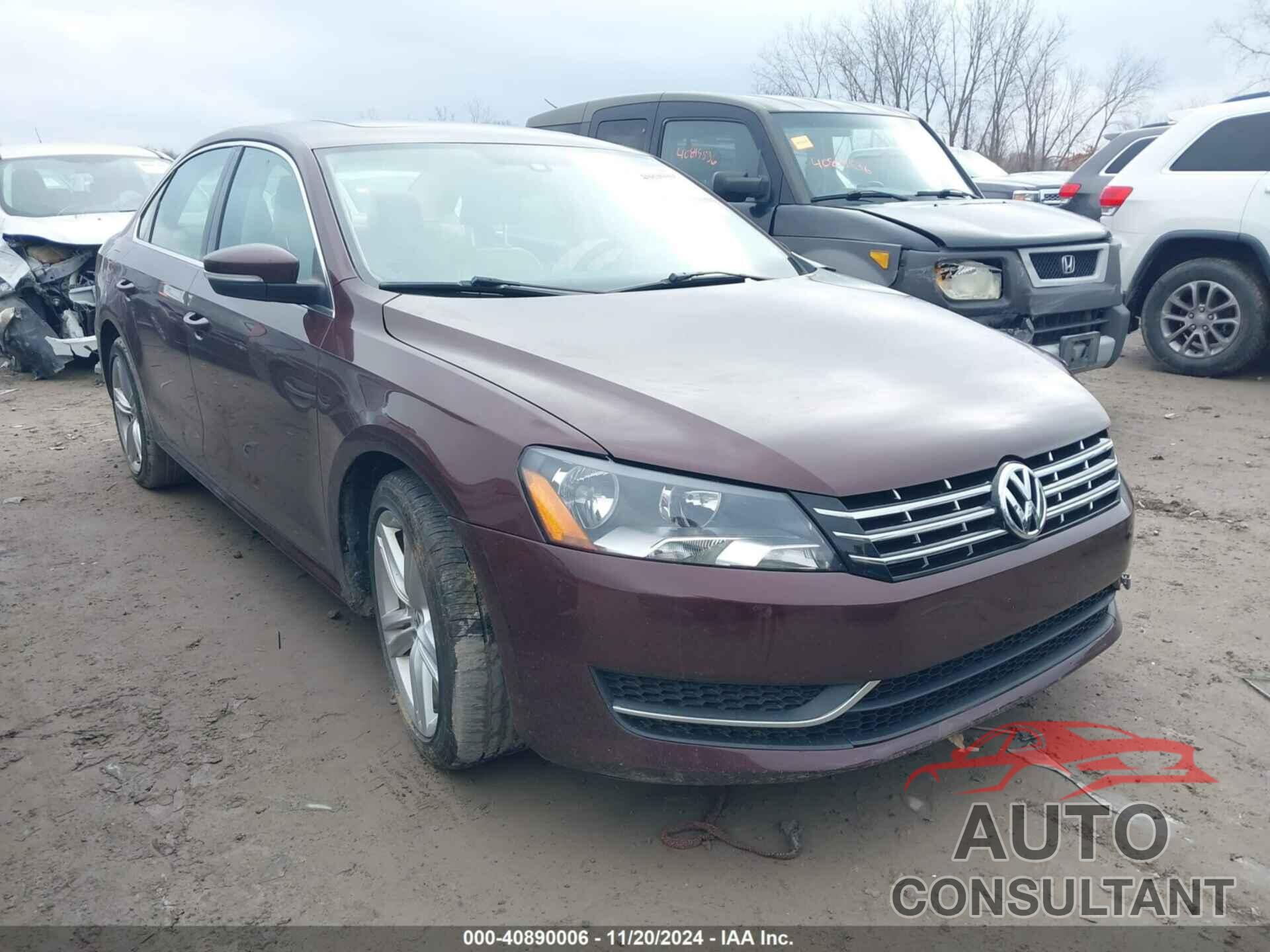 VOLKSWAGEN PASSAT 2014 - 1VWBN7A30EC095870